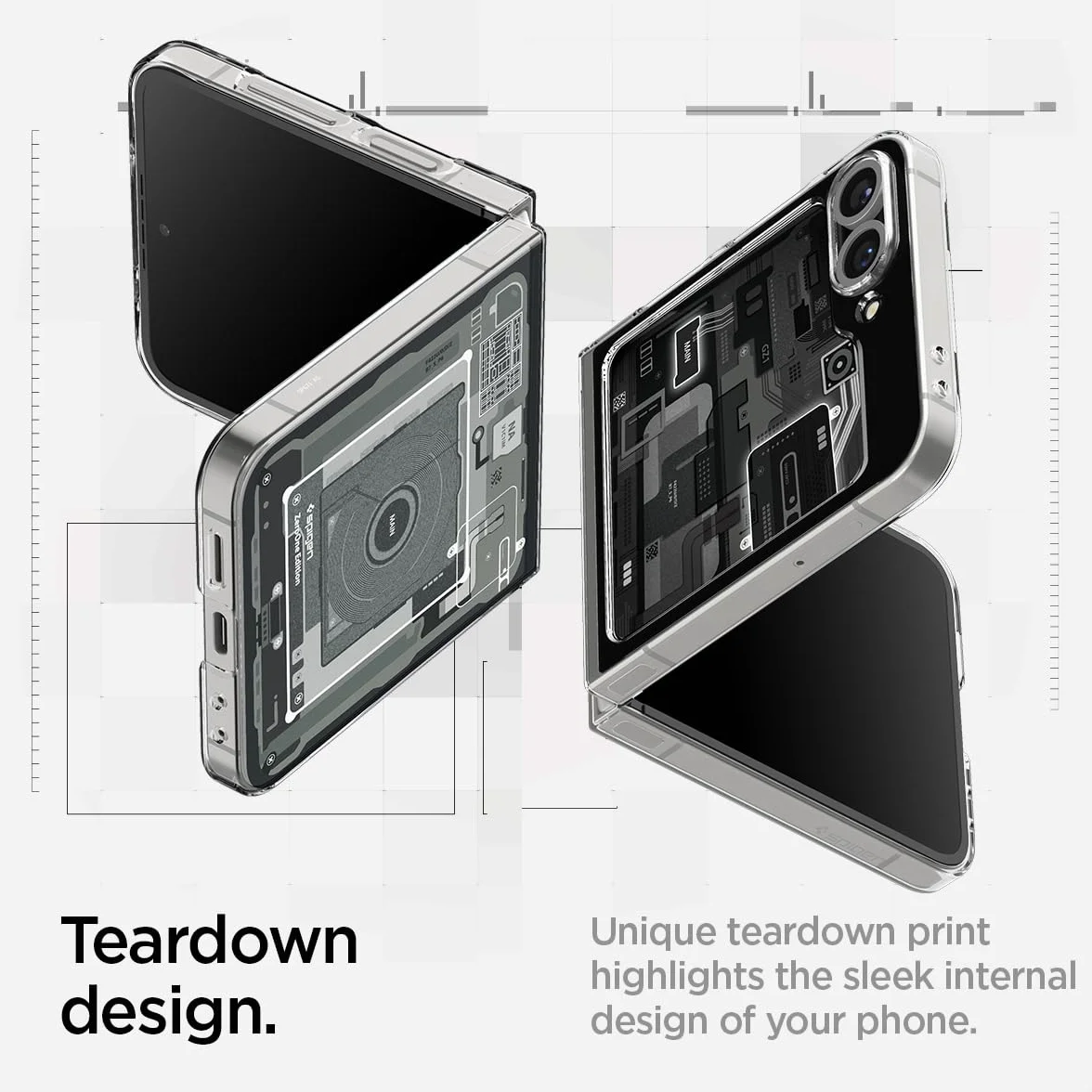 Spigen Cover Air Skin Compatibile con Samsung Galaxy Z Flip 7 FE e Samsung Galaxy Z Flip 6 - Zero One