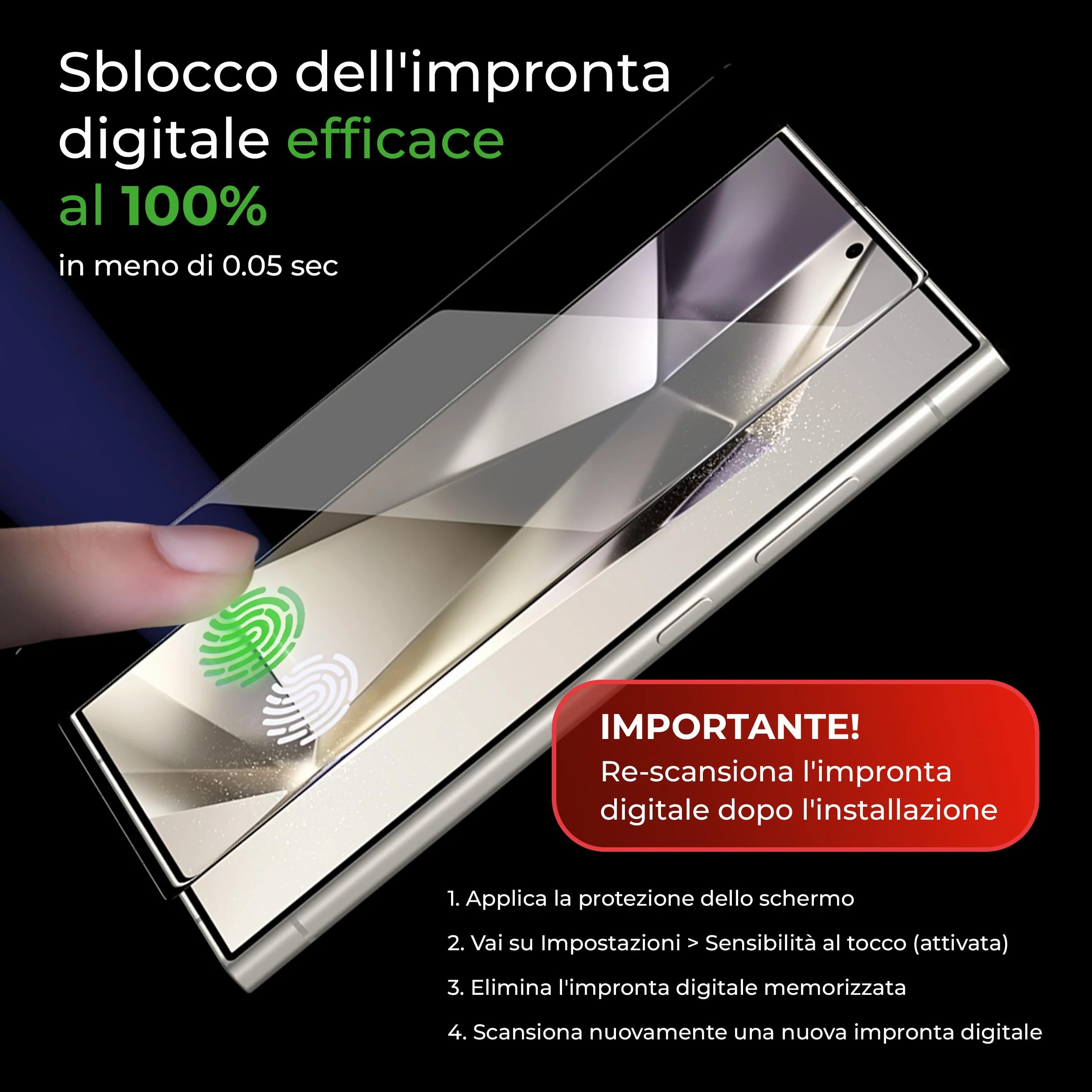 Deppa Privacy Pellicola Protettiva per Samsung Galaxy S25 Ultra (6.9") – Anti Spia Vetro Temperato, Ultra Resistente, Copertura Totale, Anti-Graffio, 2 Pezzi