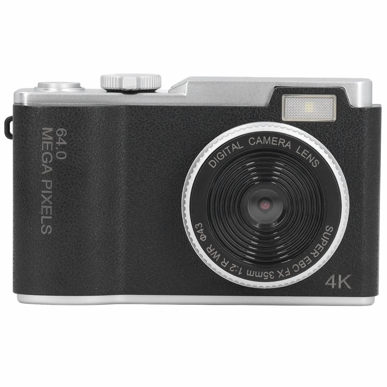 48mp, 1080p, 16x Zoom Fotocamera Digitale Autofocus, Display HD con Luce di Riempimento e Design retrò, Timer Selfie per Viaggi, Time-lapse con Timestamp, Filtri per Cattura del