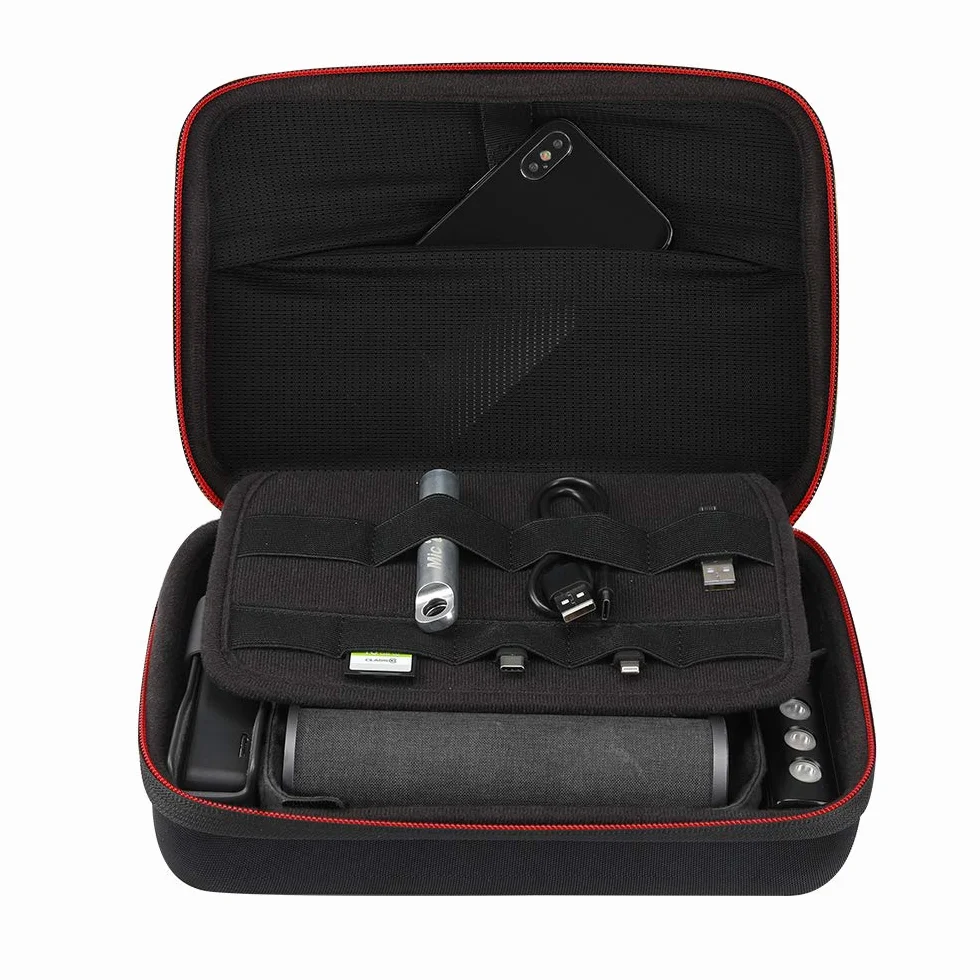 PGYTECH Fotocamera Custodia Portaoggetti Borsa a Mano per DJI OSMO 360/Action 6/Pocket 4/3/Mobile 3, per Gopro 13, per DJI FPV Batteria Maniglia Borsa, per Insta360 Ace Pro 2/X5