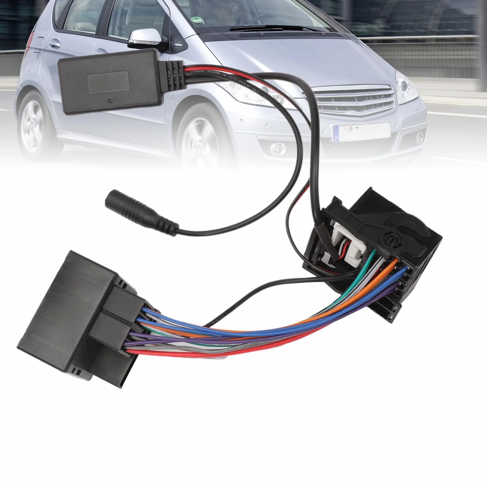 Adattatore Bluetooth a 12 pin autoradio 5.0 stereo Aux cavo per W169 W245 W203 W209 W164
