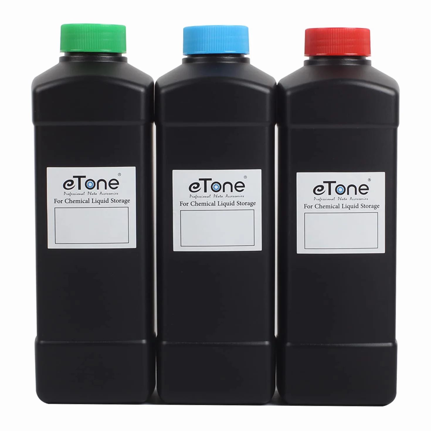 3 Lattine da 1 L (1000 ML) per immagazzinaggio di chimica fotografica della camera nera (3 x taniche da 1 L)