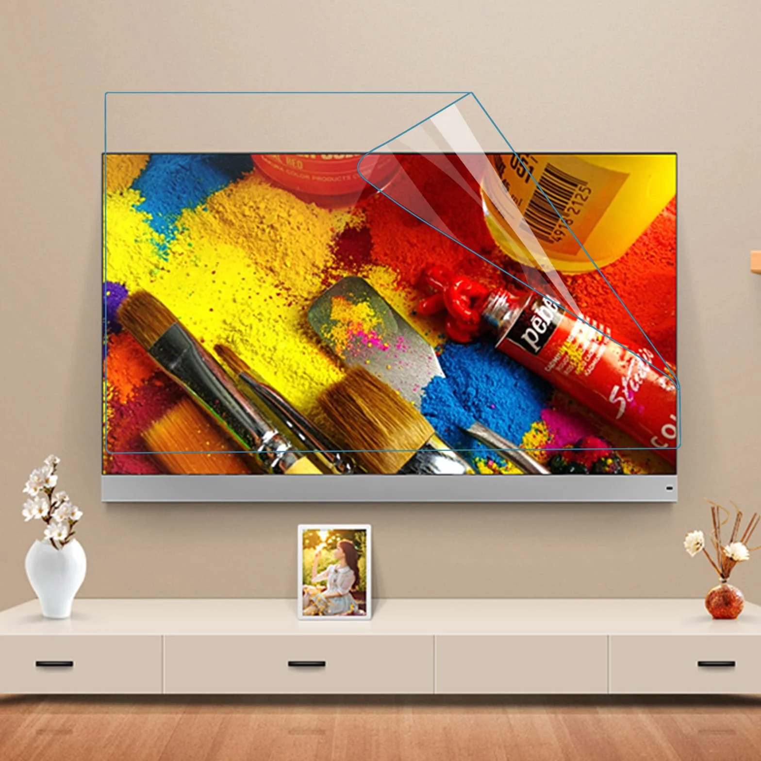Pellicola Proteggi Schermo TV 39-40 Pollici Antiriflesso Allevia, Filtro Anti Glare Opaco 42in 930x525 mm