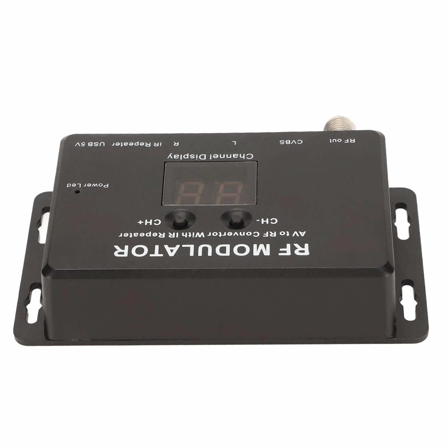 Modulatore RF Professionale da AV a RF PAL NTSC con Ripetitore IR