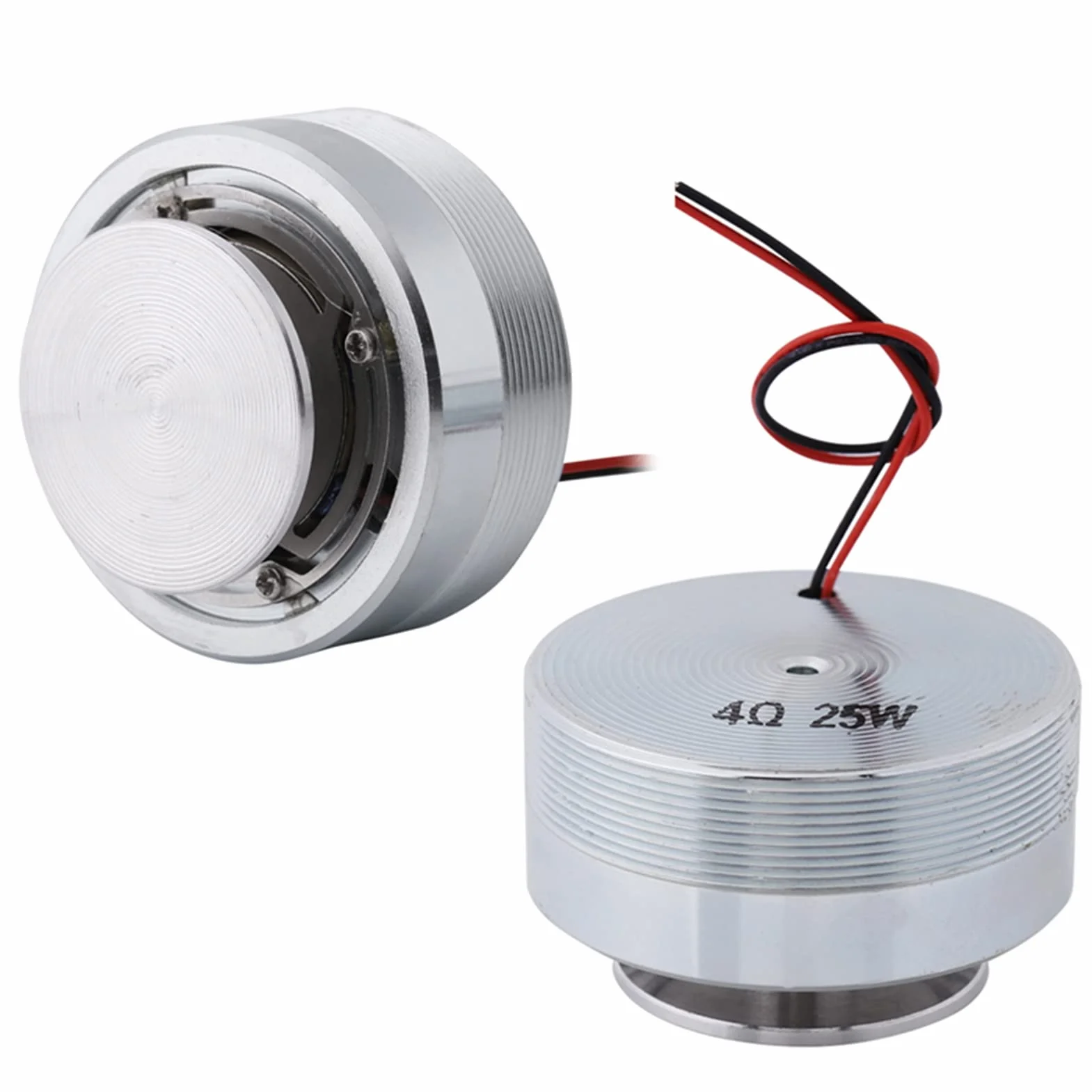 Cocoarm Bass Shaker Resonance, 50MM 2 Pollici Altoparlante di Risonanza a Tutte le Frequenze Altoparlante di Risonanza Vibrazione Rotonda per Attrezzature Lettura Suona e Sound Expand (4Ω 25W)