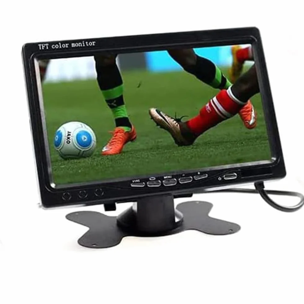 Vetrineinrete® Monitor lcd tft 7" a colori per telecamera retromarcia 7 pollici con telecomando per poggiatesta cruscotto auto macchina camper G32