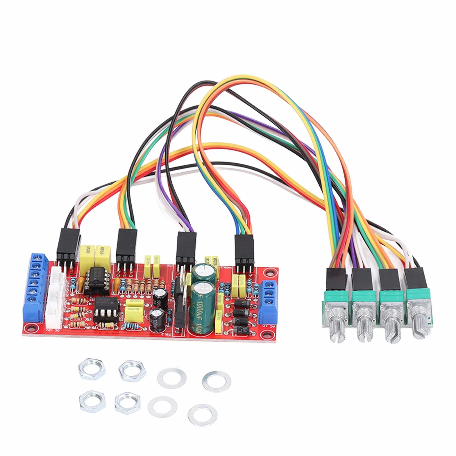 Preamplificatore Audio Professionale PCB con Controllo Volume e Tono Bassi Midrange Alti per Amplificatore Alta Fedeltà