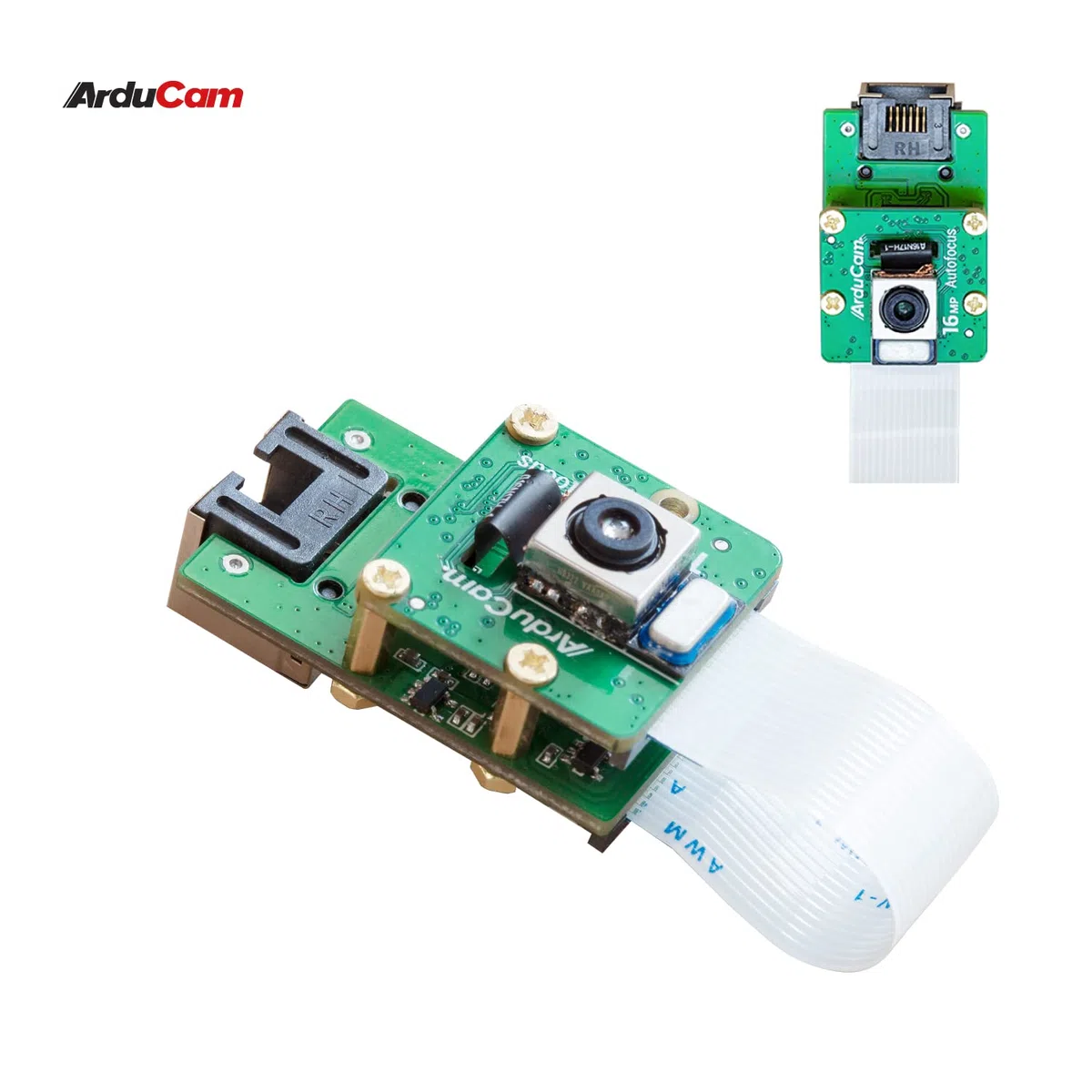 Arducam Kit di prolunga per fotocamera Raspberry Pi, estensione fino a 15 metri, compatibile con Raspberry Pi Camera V1/V2/HQ, e modulo fotocamera autofocus da 16 MP