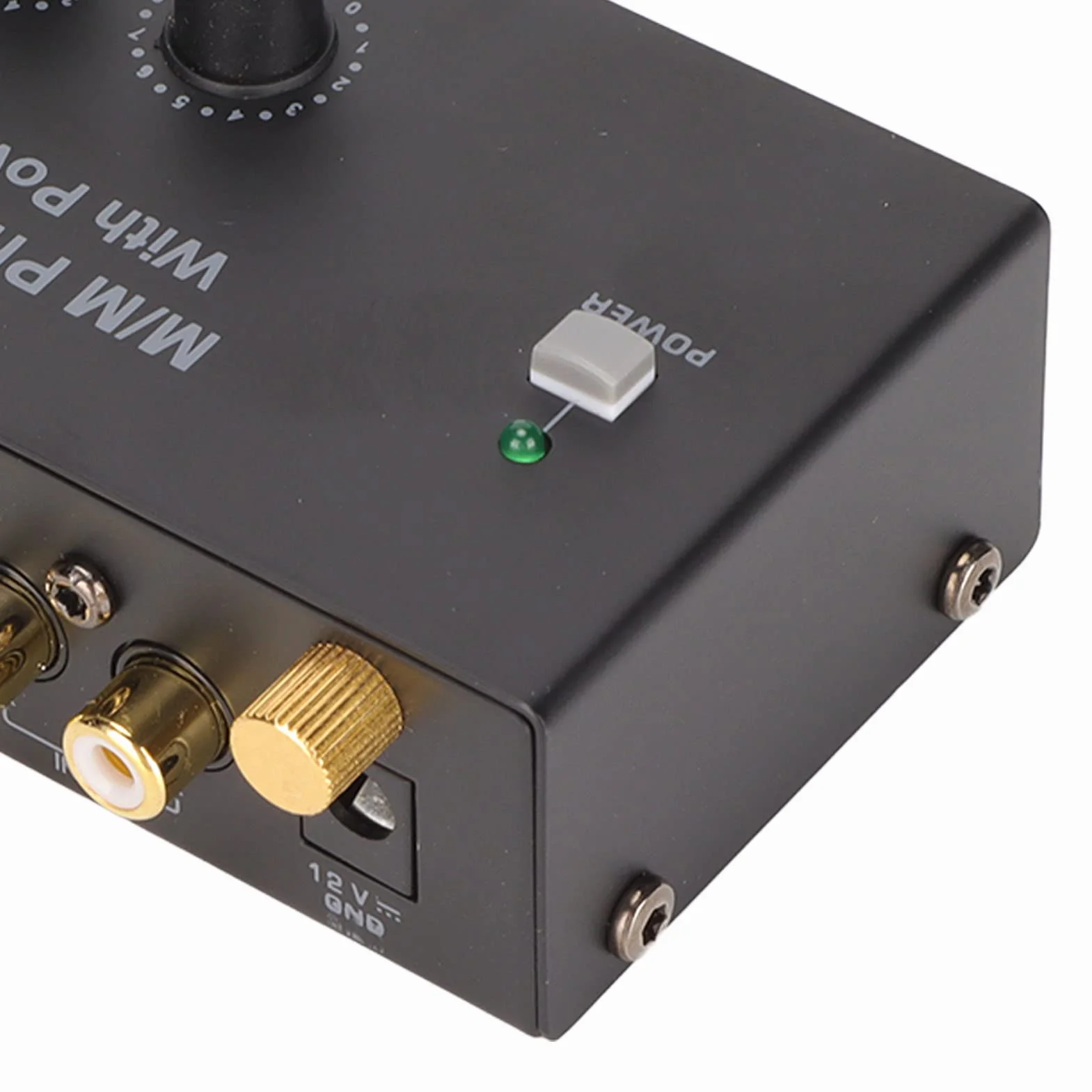 Preamplificatore per Giradischi Professionale a Basso Rumore con Adattatore DC 12V