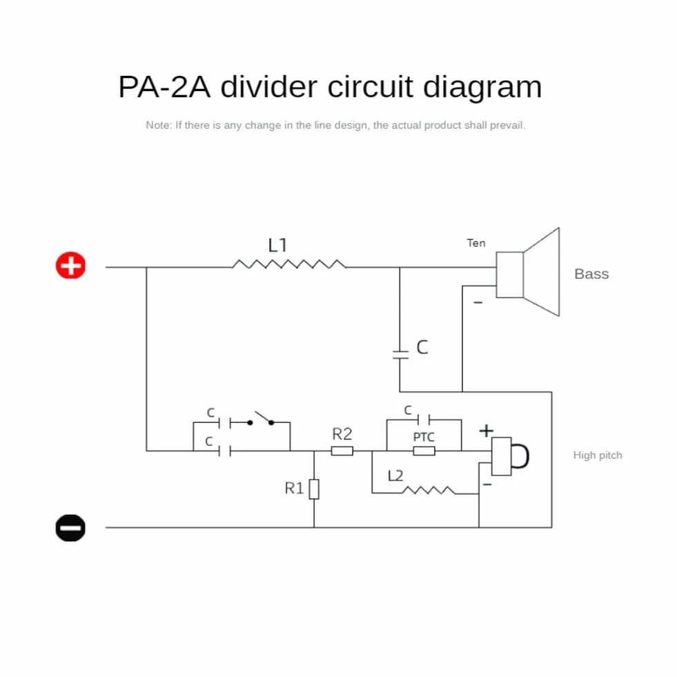 2 PC PA-2A Altoparlante A 2 Vie Crossover Alti + Subwoofer per Puri 450W Divisore di Frequenza Filtri PCB Fai da Te + Componenti Elettronici Fai da Te per la Casa