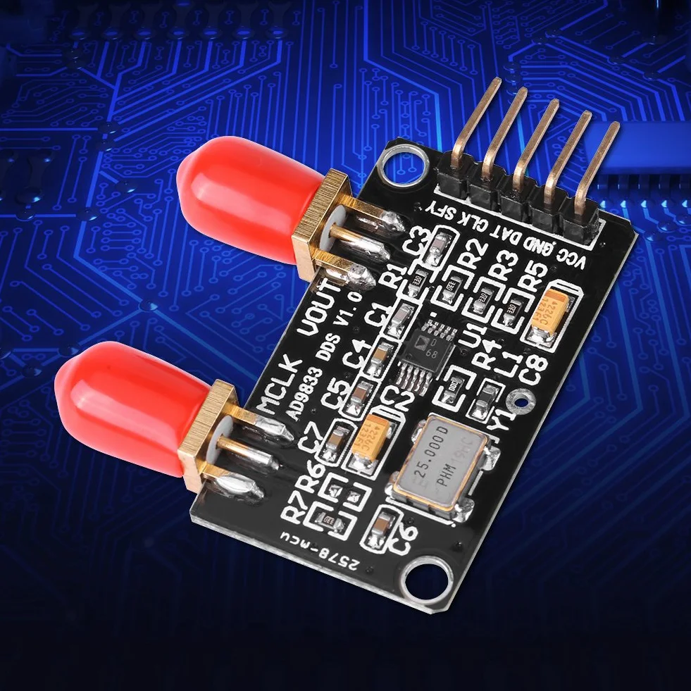 Modulo Generatore di Segnale DDS AD9833 0-12,5 MHz Onda Quadra Triangolare Sinusoidale 2,3-5,5 V per Elettronica Sperimentale