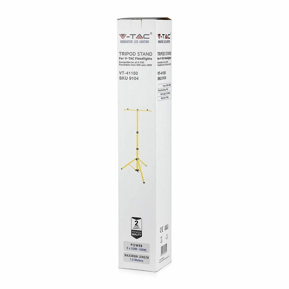 Supporto Trepiede in Alluminio per Fari LED Colore Giallo