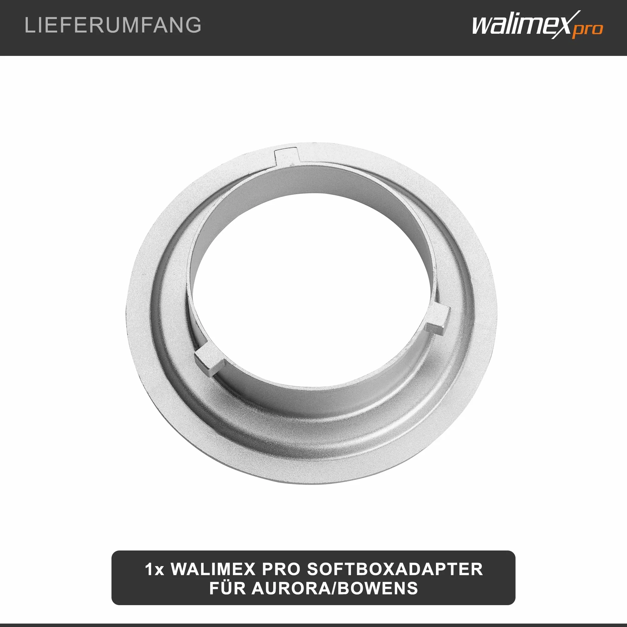 Walimex - Adattatore softbox per Aurora/Bowens