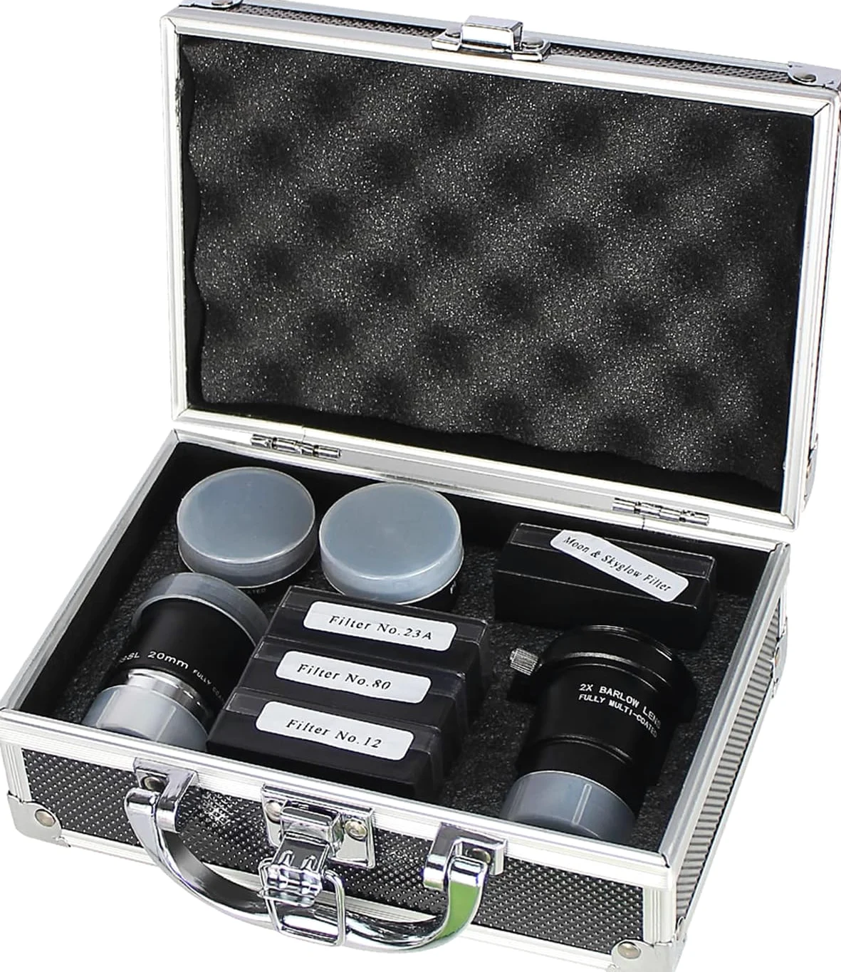 Celticbird Set di accessori per telescopio astronomico – con 3 oculari Plossl, 4 set di filtri, una lente Barlow 2x (S8-1)