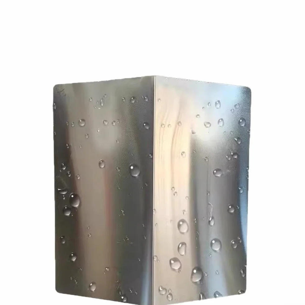 Copertura antipioggia in acciaio inox, 30 x 23 cm/30 x 28 cm/40 x 38 cm, protezione impermeabile per telecamere di sicurezza, schermo di montaggio resistente alle intemperie, design antiruggine (M)