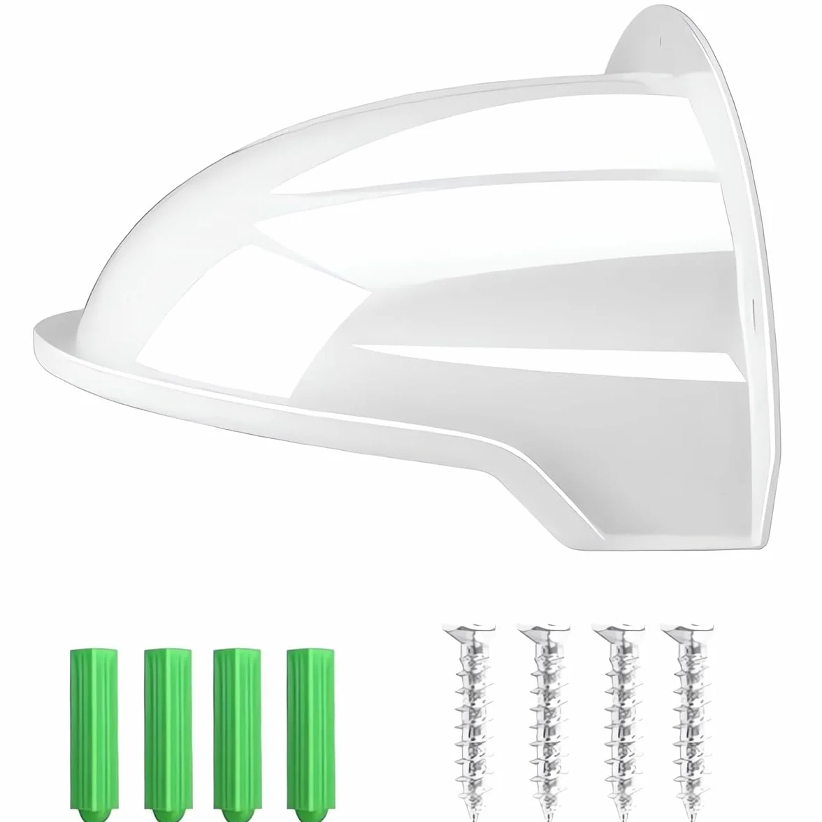 1 custodia protettiva resistente alle intemperie per telecamera di sorveglianza CCTV, custodia solare e piovosa, compatibile con Bullet e Dome (bianco)