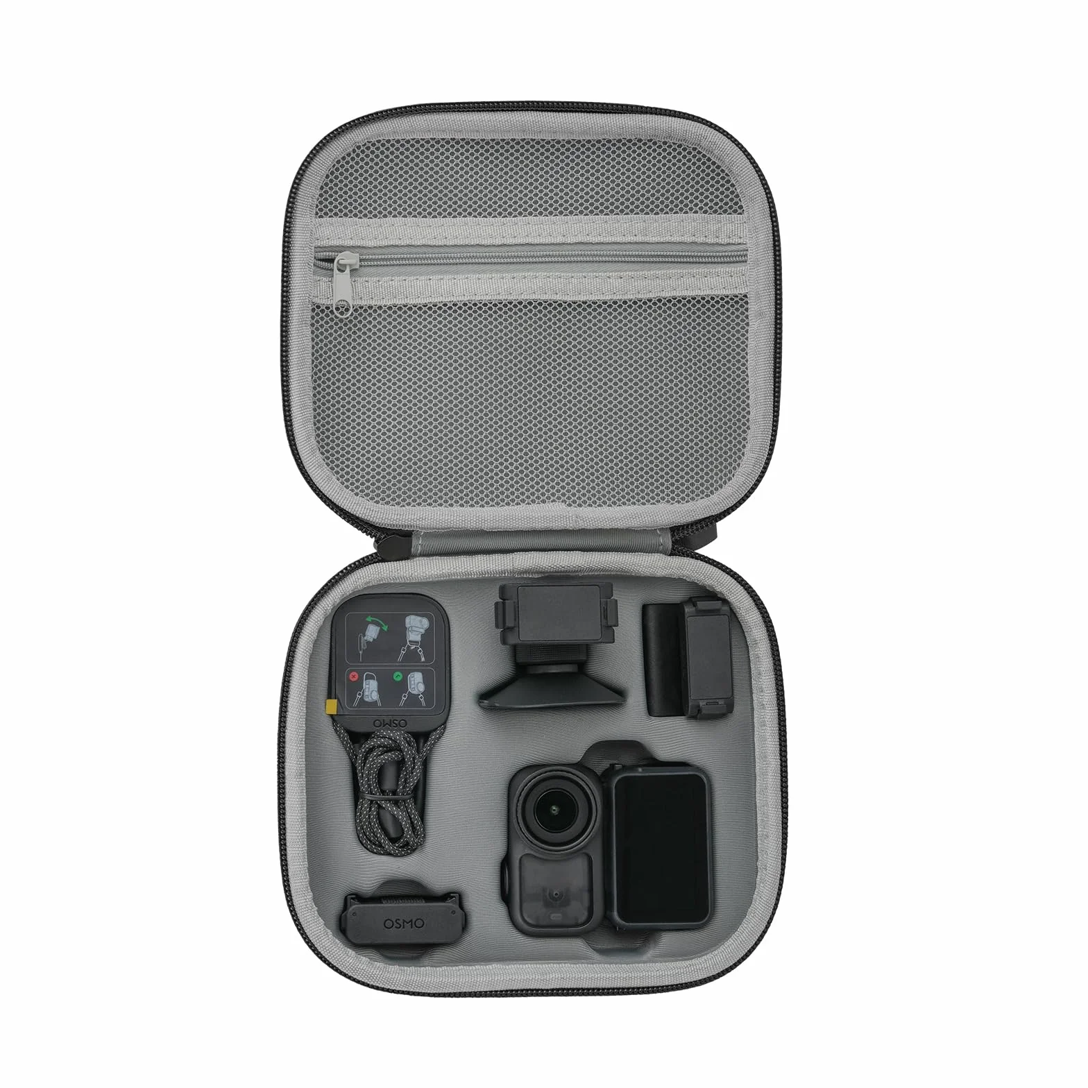 Custodia da trasporto Borsa per DJI Osmo Nano, Custodia protettiva PU Case Bag Borsa da viaggio Accessori per DJI Osmo Nano Combo (Black)