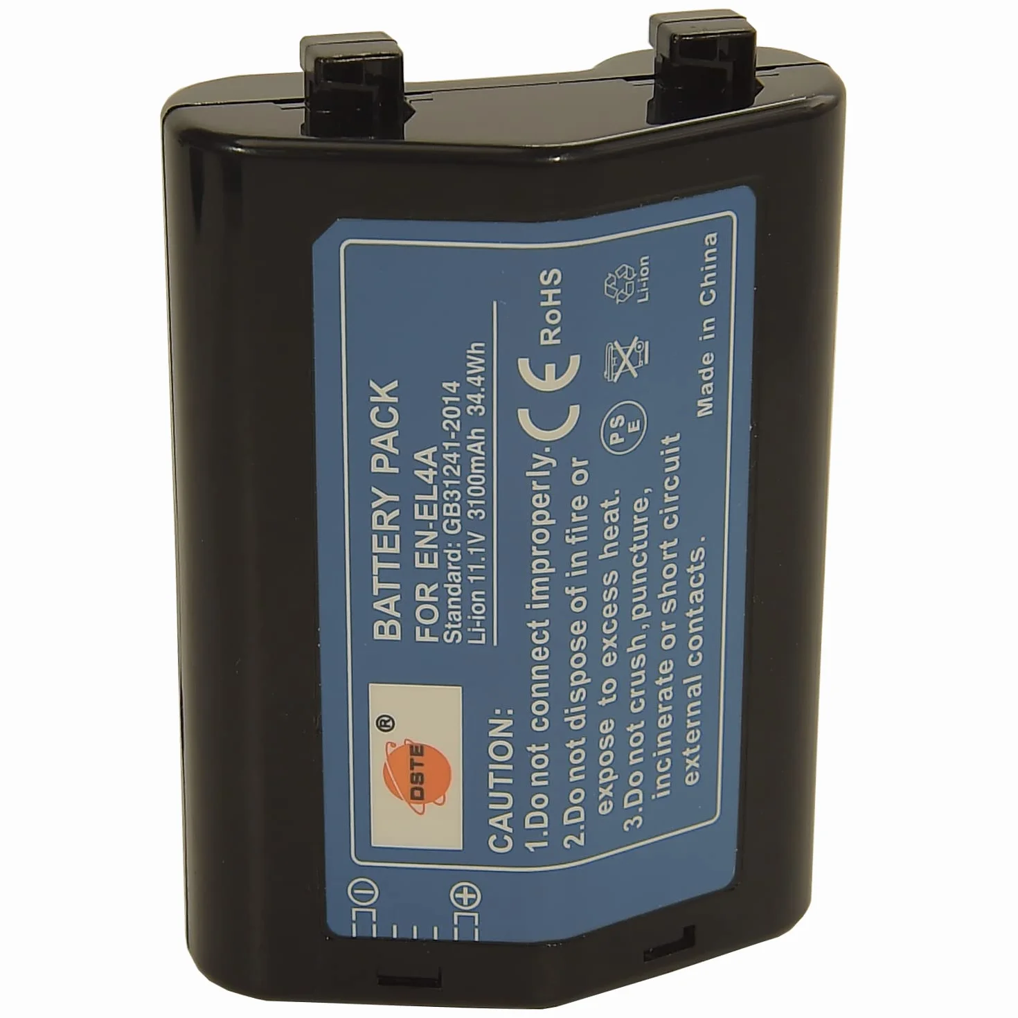DSTE 4400mAh LP-E4 Batteria di ricambio compatibile per Canon EOS 1D Mark III, EOS 1Ds Mark III, EOS 1D Mark4