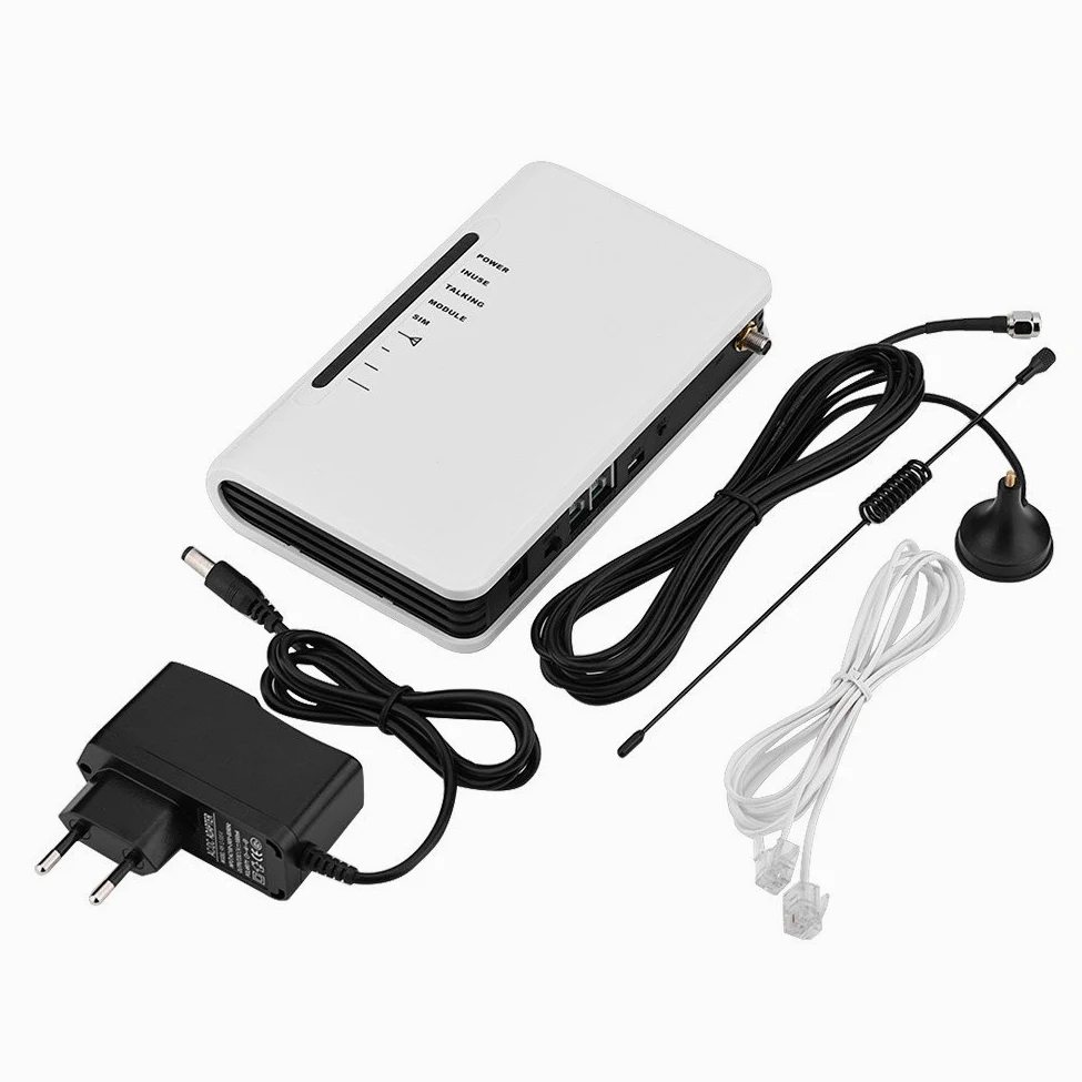 GSM Gateway Terminale Wireless Telephone Box,Connetti Registratore di Allarme(EU)