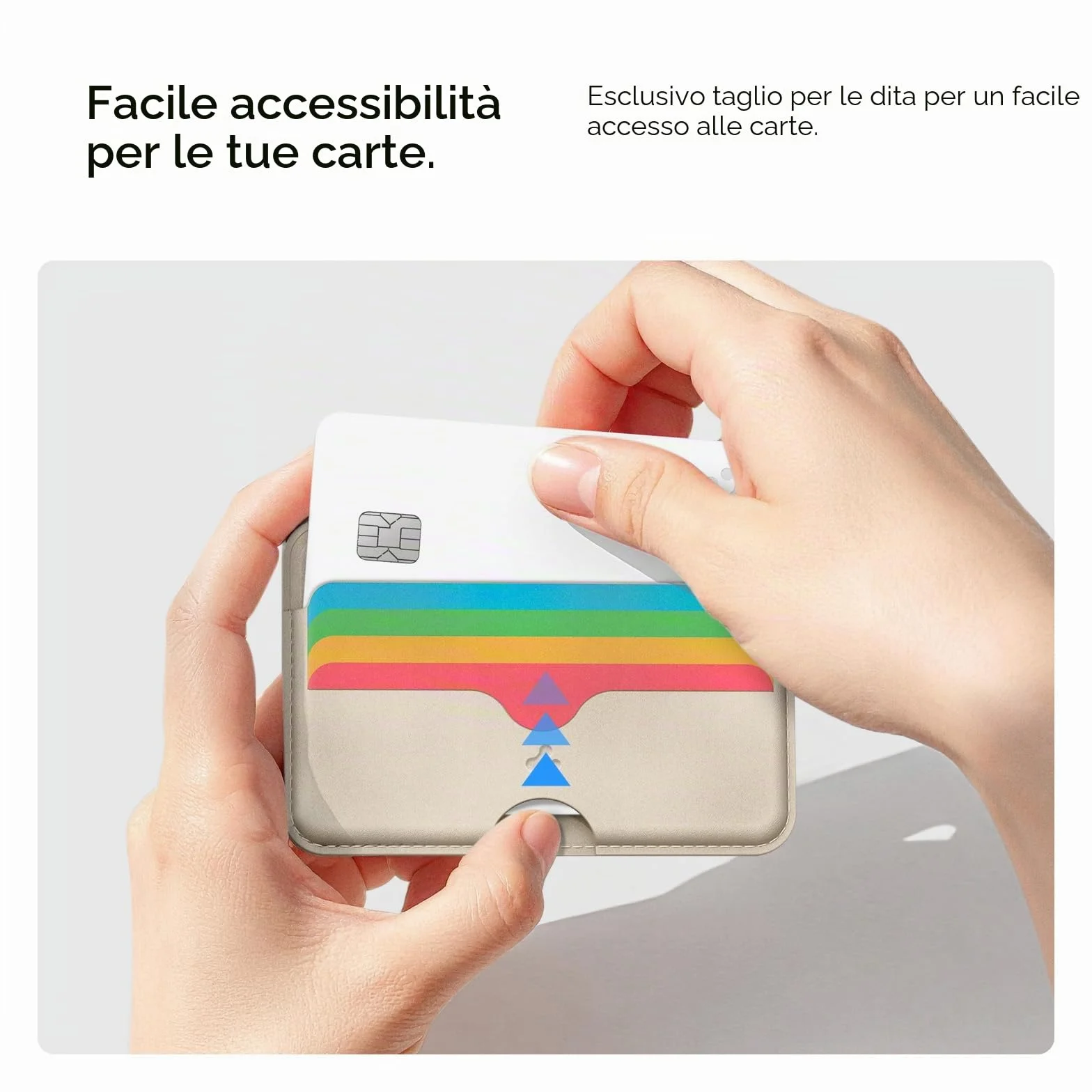 Caseology Folder Pop Magsafe Wallet [silicone antiscivolo] Porta carte magnetico per iPhone 15, 14, 13, 12 Series