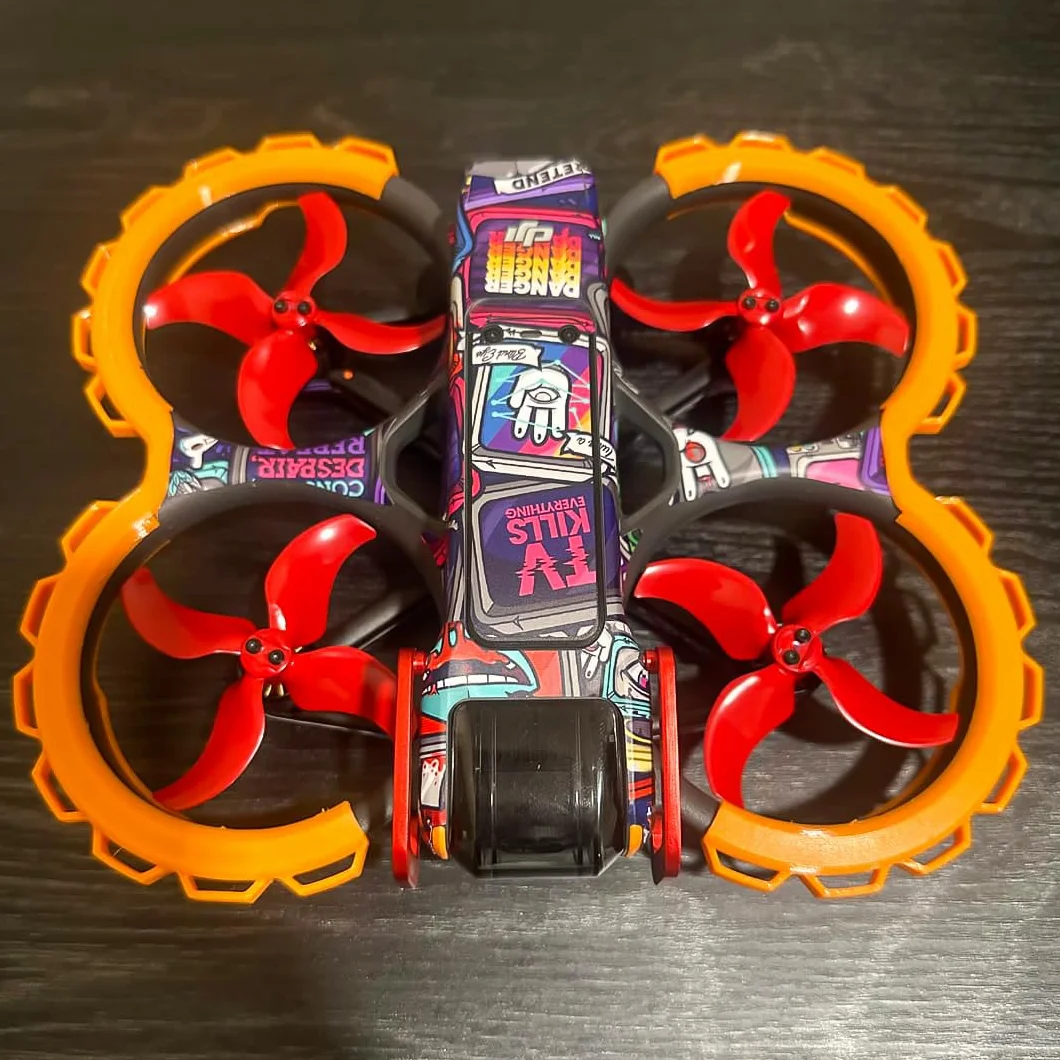 Master Airscrew Eliche Stealth DJI Avata 2 Rosso 4 Pezzi