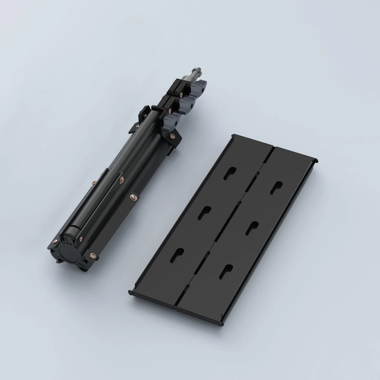 Supporto per Proiettore, Treppiede per Laptop Portatile, Supporto Multifunzionale, Altezza Regolabile da 45cm a 115cm, con Piatto Pieghevole, Capacità di carico 10KG, Film all'Aperto e Uffici
