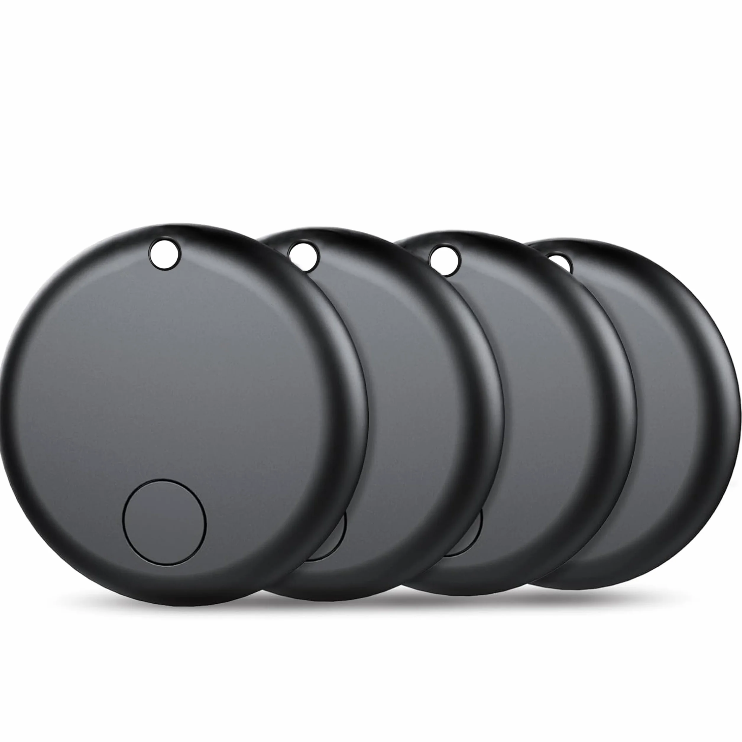 Air Tracker Android Smart Tag Bluetooth Tracker per chiavi bagagli zaini borse nero Confezione da 4