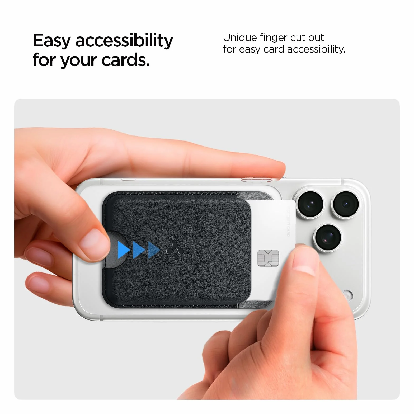 Casesology by Spigen Nano Pop MagFit Portafoglio MagSafe Wallet Magnetico Portacarte Compatibile con iPhone 17/16/15/14/13/12 Modelle, Accessori MagSafe