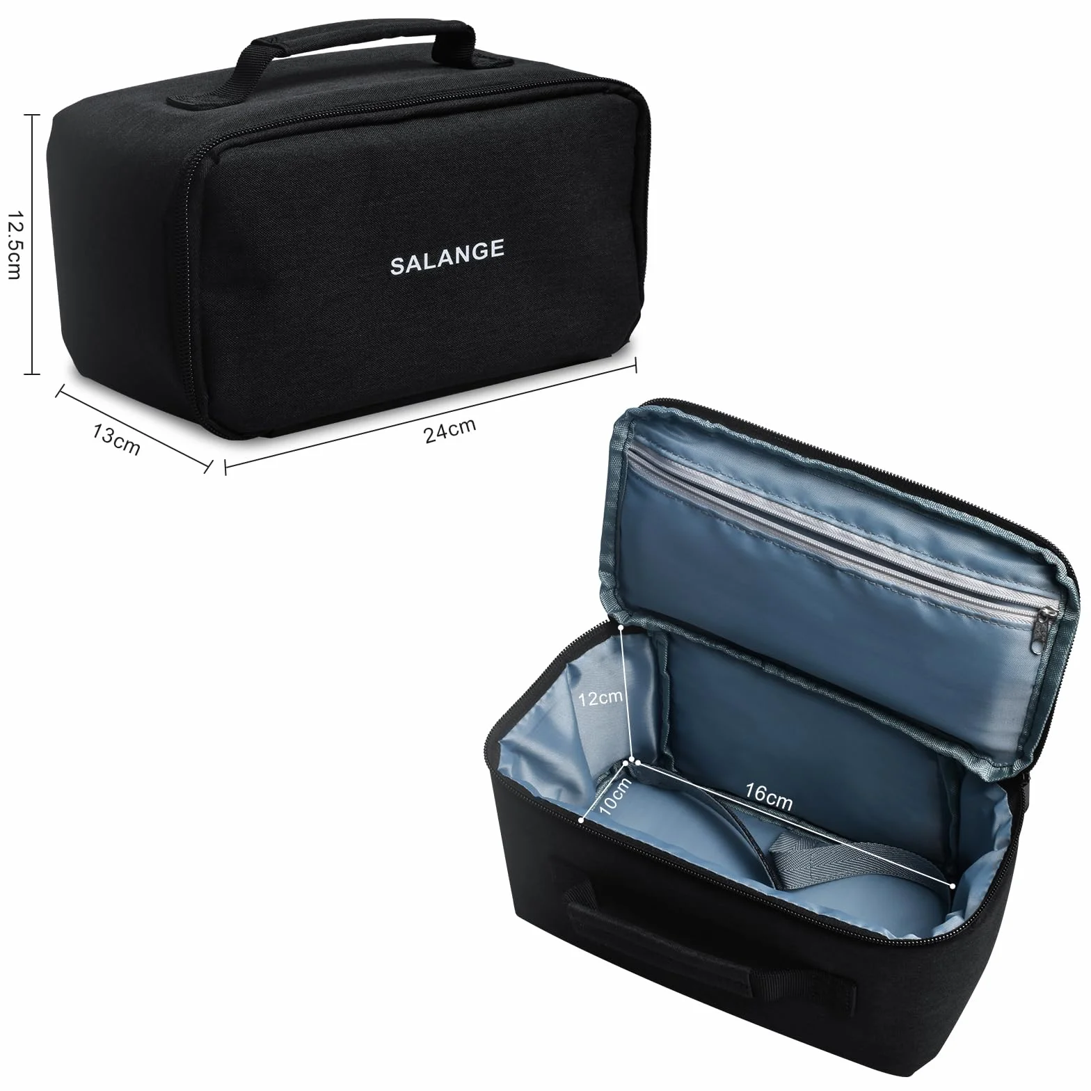 Salange Mini custodia per proiettore HY320, borsa da viaggio con cerniera