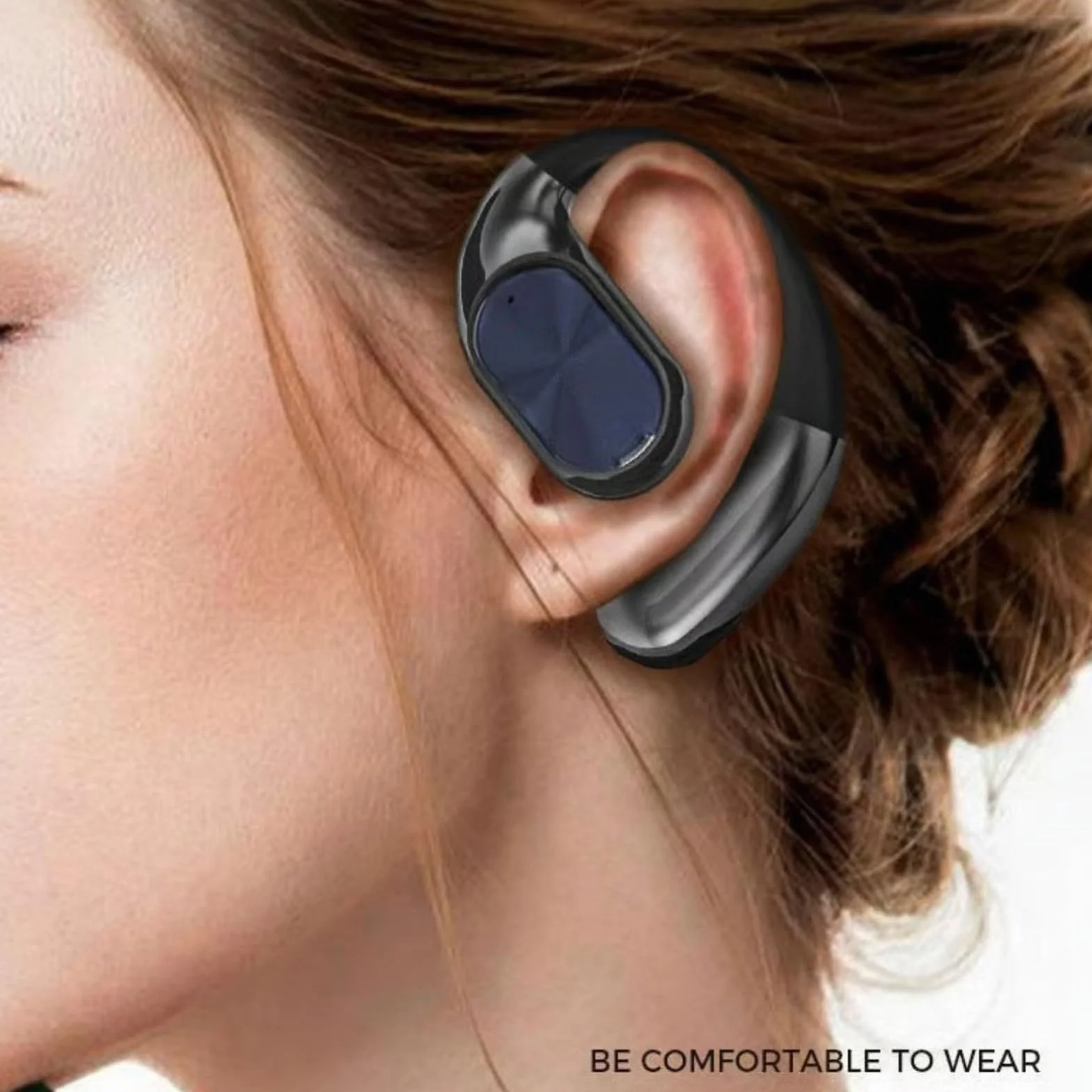 Auricolari wireless da 0,559 pollici, con funzione di cancellazione del rumore, audio sportivo con struttura a prova di sudore, design sicuro, accessorio per cuffie per corsa e palestra