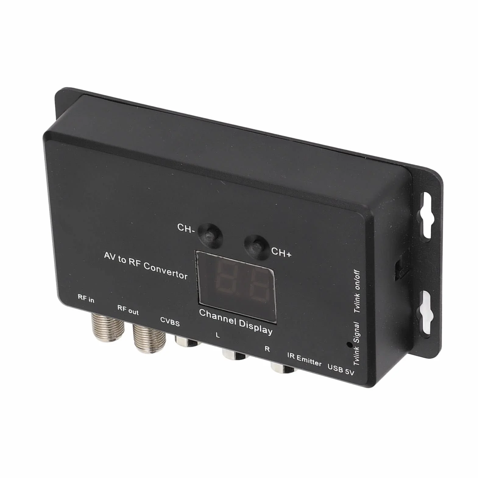 Modulatore UHF TV Link, Convertitore RF Compatibile con Decoder