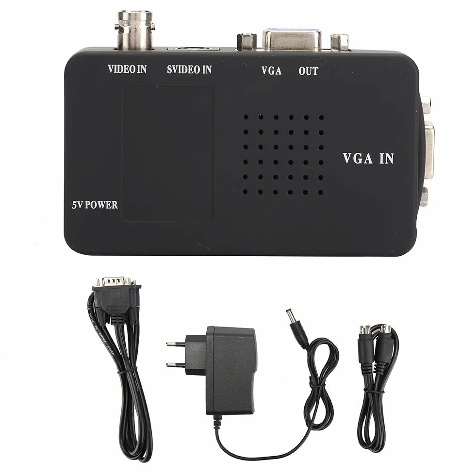 VBESTLIFE Adattatore Convertitore da BNC a VGA HD 1920x1080 PAL NTSC