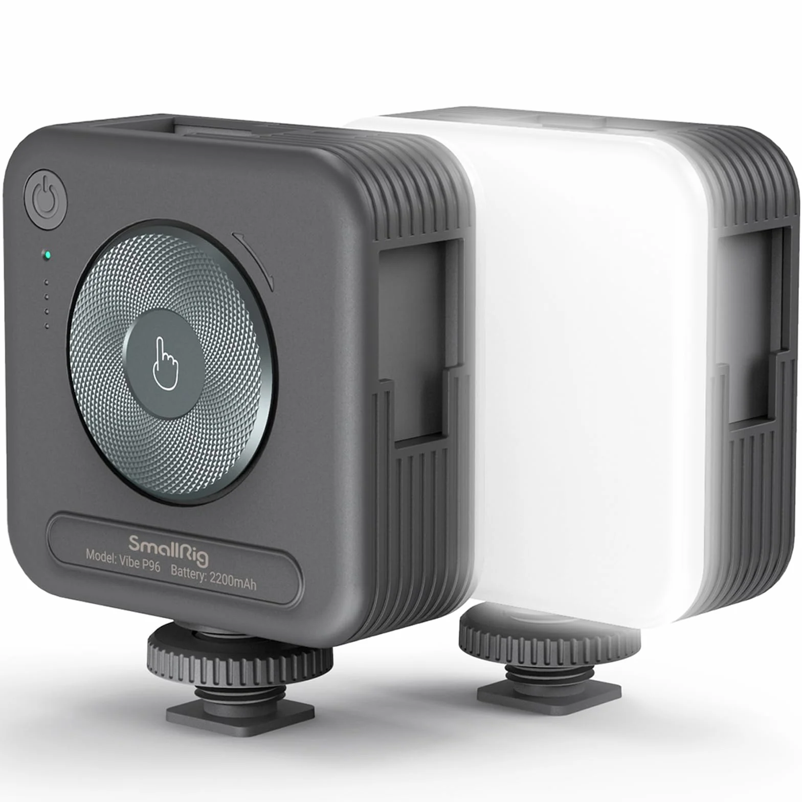 SMALLRIG Luce Video RGB, 96 LED per Fotocamera, Portatile, Illuminazione Fotografica con 3 Cold Shoe, 2200 mAh, Ricaricabile CRI 95+ 2700-6500 K, Pannello Dimmerabile - 3286B