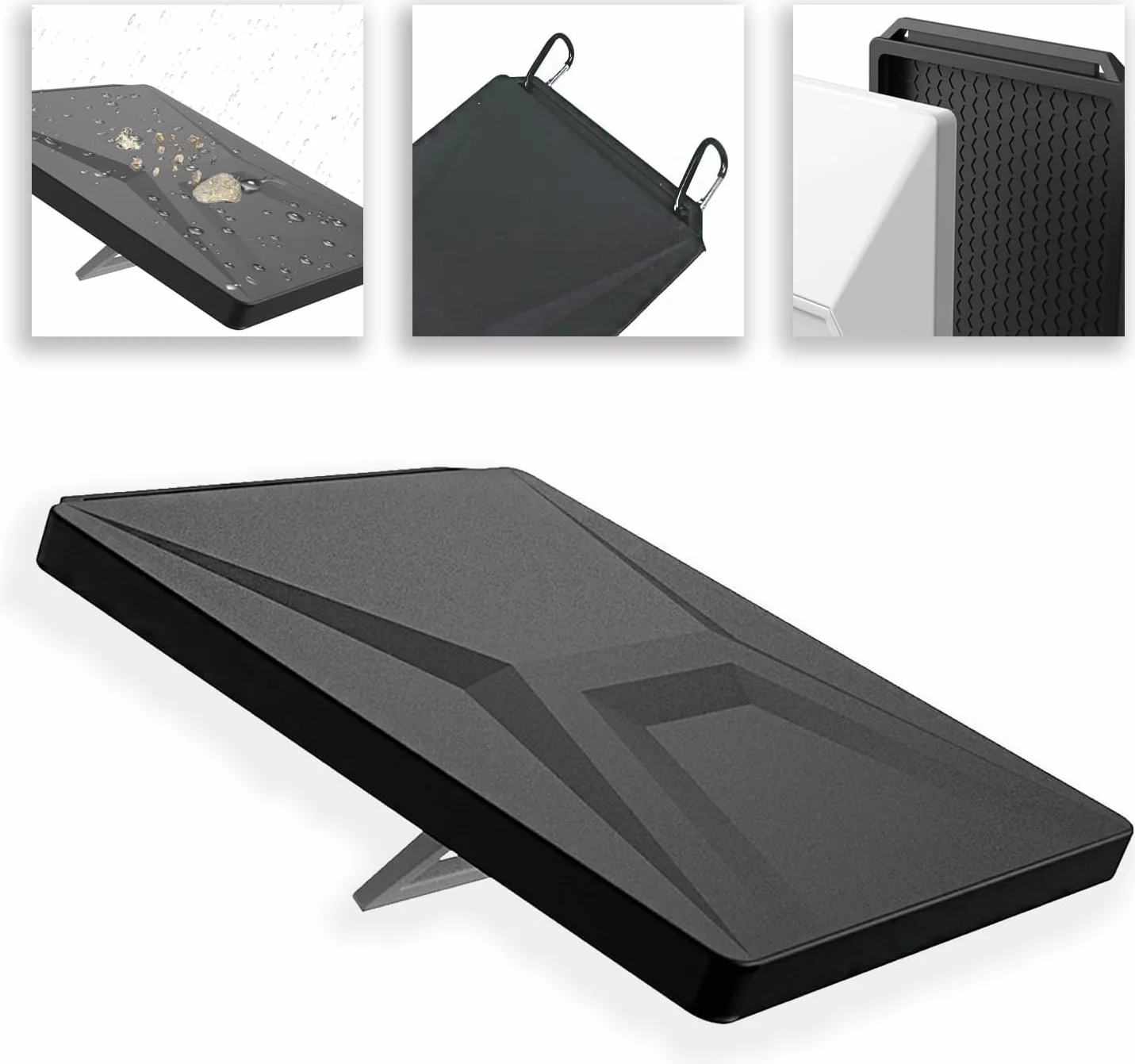 Starlink Mini Case in Silicone Anticolpo Antigoccia per Starlink Dishy Accessori da Viaggio Nero