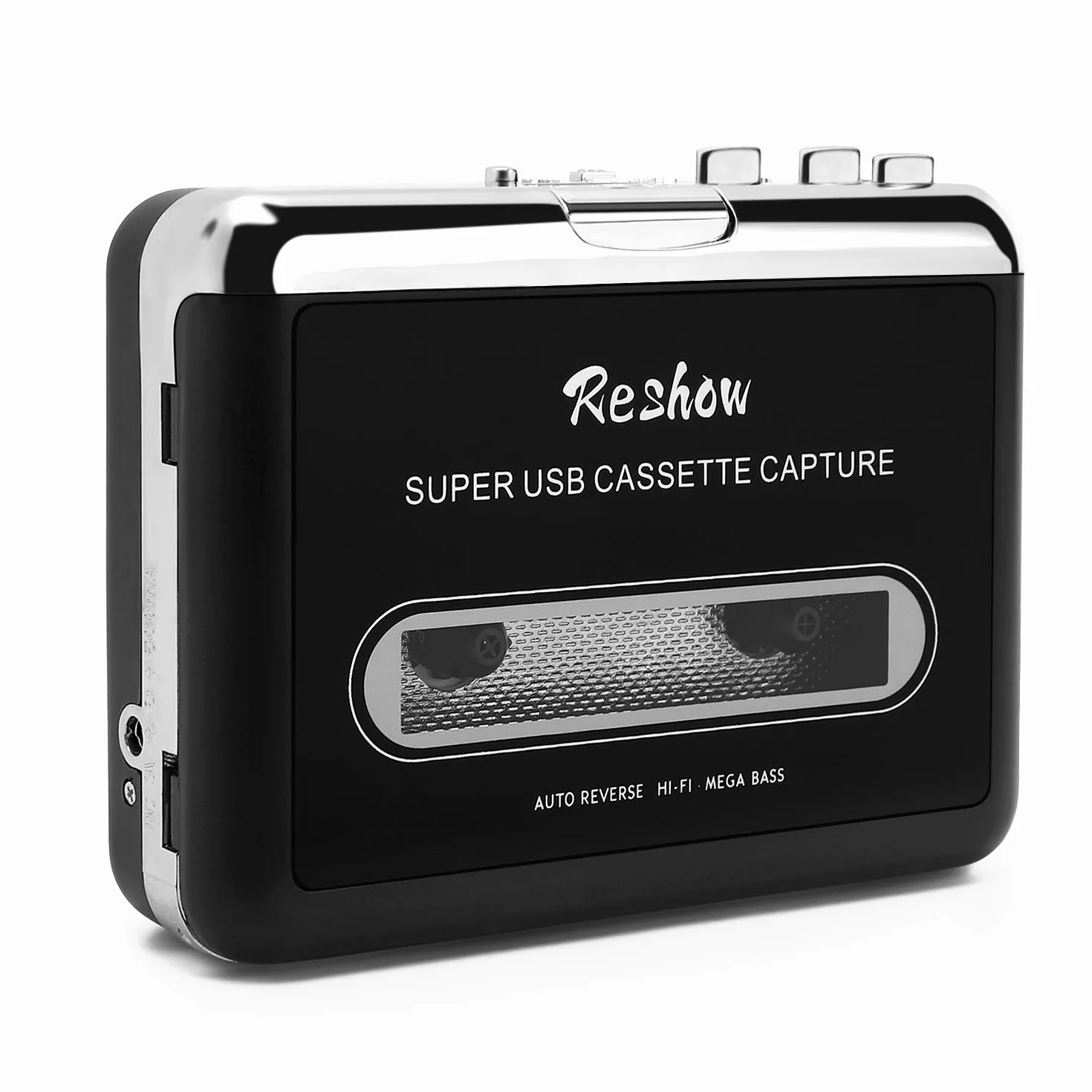 Reshow przenośny odtwarzacz kaset magnetofonowych MP3 USB