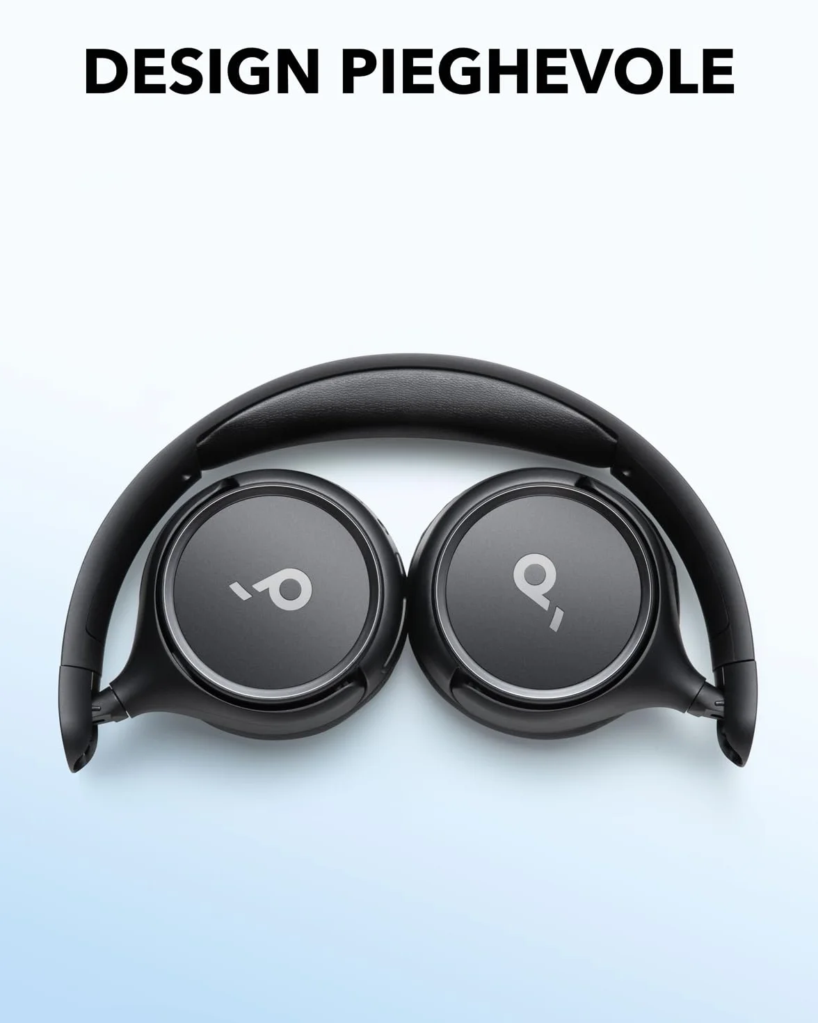 Soundcore Cuffie Bluetooth On-Ear H30i, Cuffie Wireless, Design Pieghevole, Bassi Puri, 60 Ore di Riproduzione, Bluetooth 5.3, Leggere e Confortevoli, Connettività con App, Connessione Multipunto