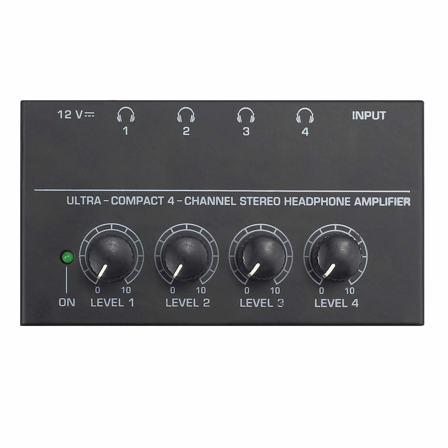 Neoteck HA400 Amplificatore Per Cuffie a 4 Canali Ultracompatto Amplificatore per Cuffie Stereo con 5 PZ Adattatore Audio Jack da 6.3mm a 3.5mm