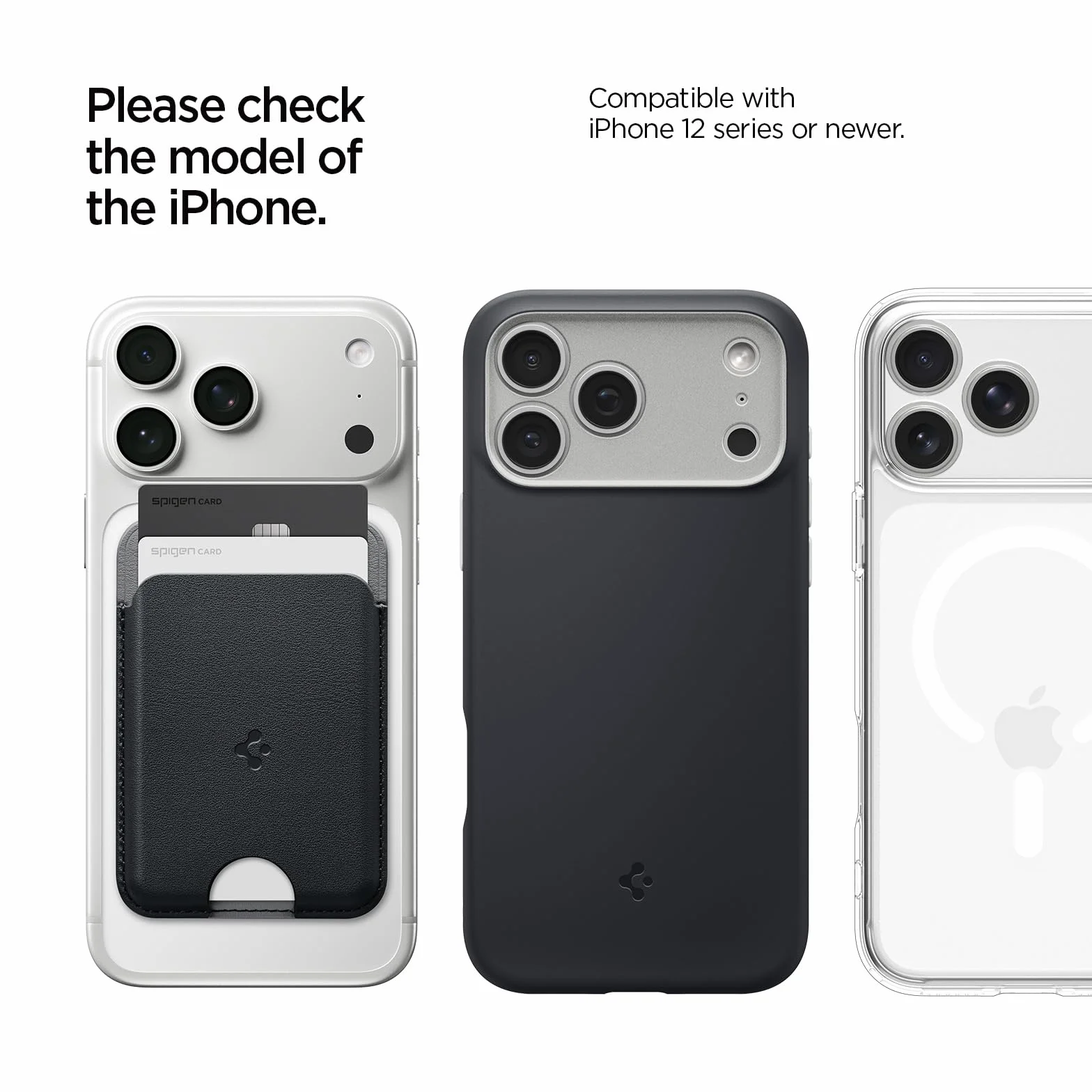 Casesology by Spigen Nano Pop MagFit Portafoglio MagSafe Wallet Magnetico Portacarte Compatibile con iPhone 17/16/15/14/13/12 Modelle, Accessori MagSafe