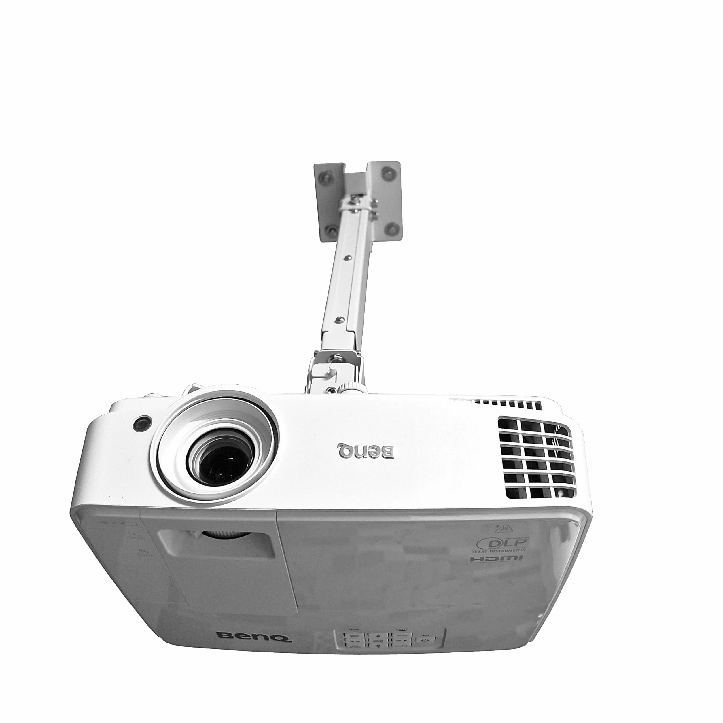 Supporto da soffitto per proiettore BenQ TH575 TK710Sti TH671ST LW650, montaggio a soffitto, perfettamente preparato, fissaggio stabile per sale conferenze, scuole (per BenQ TH575 TK710Sti TH671ST
