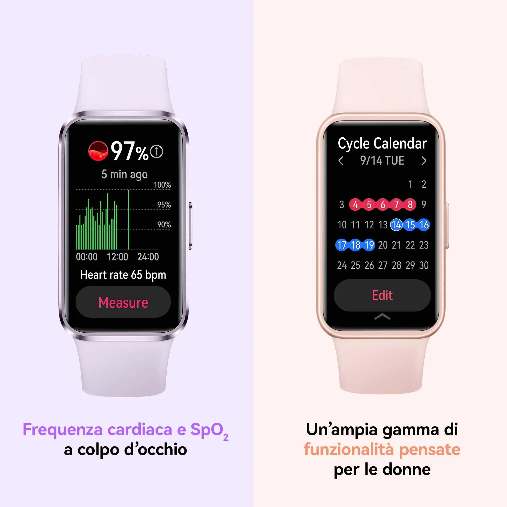 HUAWEI Band 10 Smartwatch, Monitoraggio del Fitness Tramite AI, Analisi Avanzata del Sonno, Variabilità della Frequenza Cardiaca Media Durante il Sonno e Approfondimenti, 14 Giorni, iOS & Android