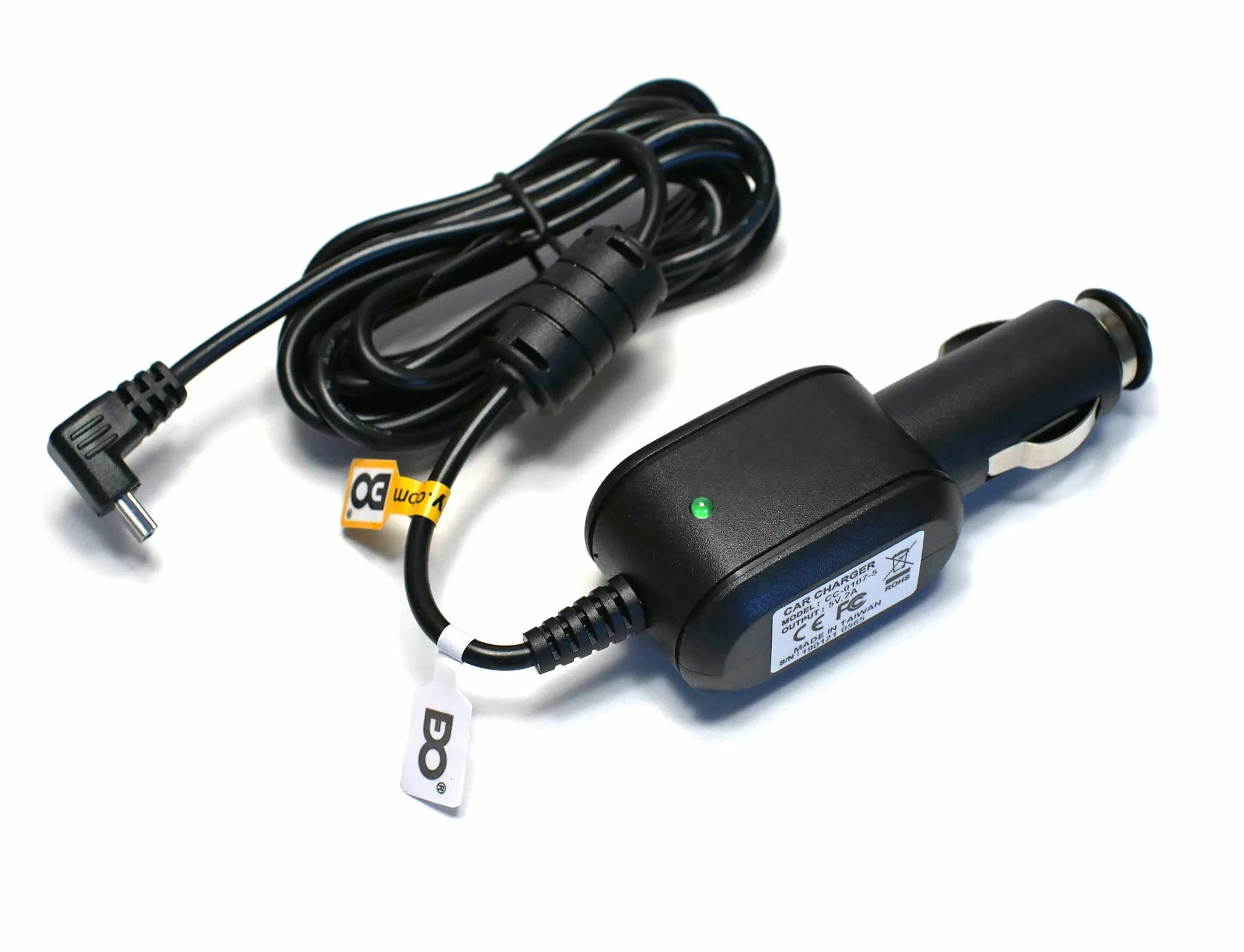 EDO Tech TA10 TA20 Caricabatterie da auto compatibile con Garmin Nuvi Drive DriveSmart DriveAssist DriveTrack RV antenna traffico adattatore CC cavo alimentazione
