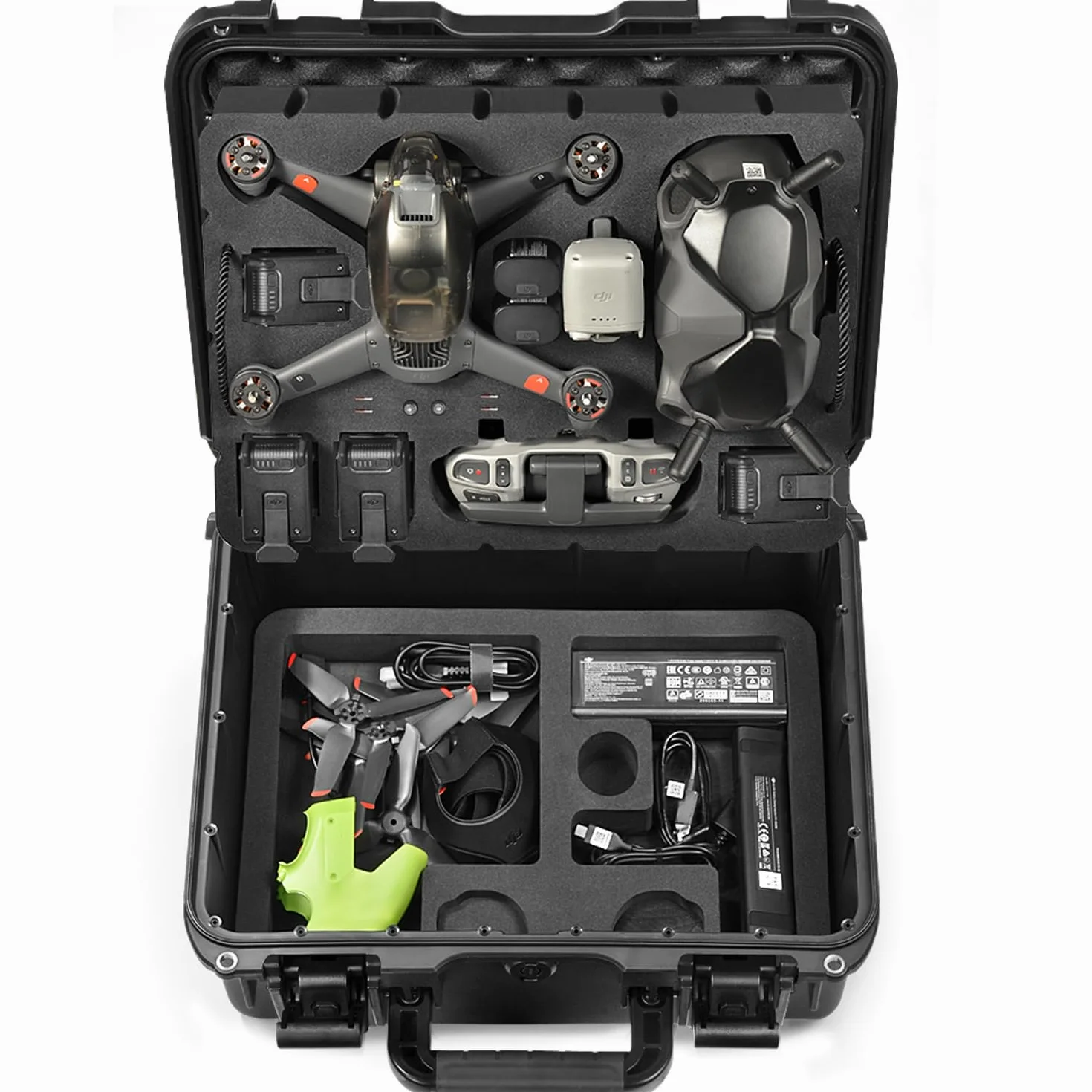LEKUFEE Custodia Rigida Impermeabile per DJI FPV Combo/FPV Explorer Combo e Accessori (Non per DJI AVATA) (Solo Custodia)