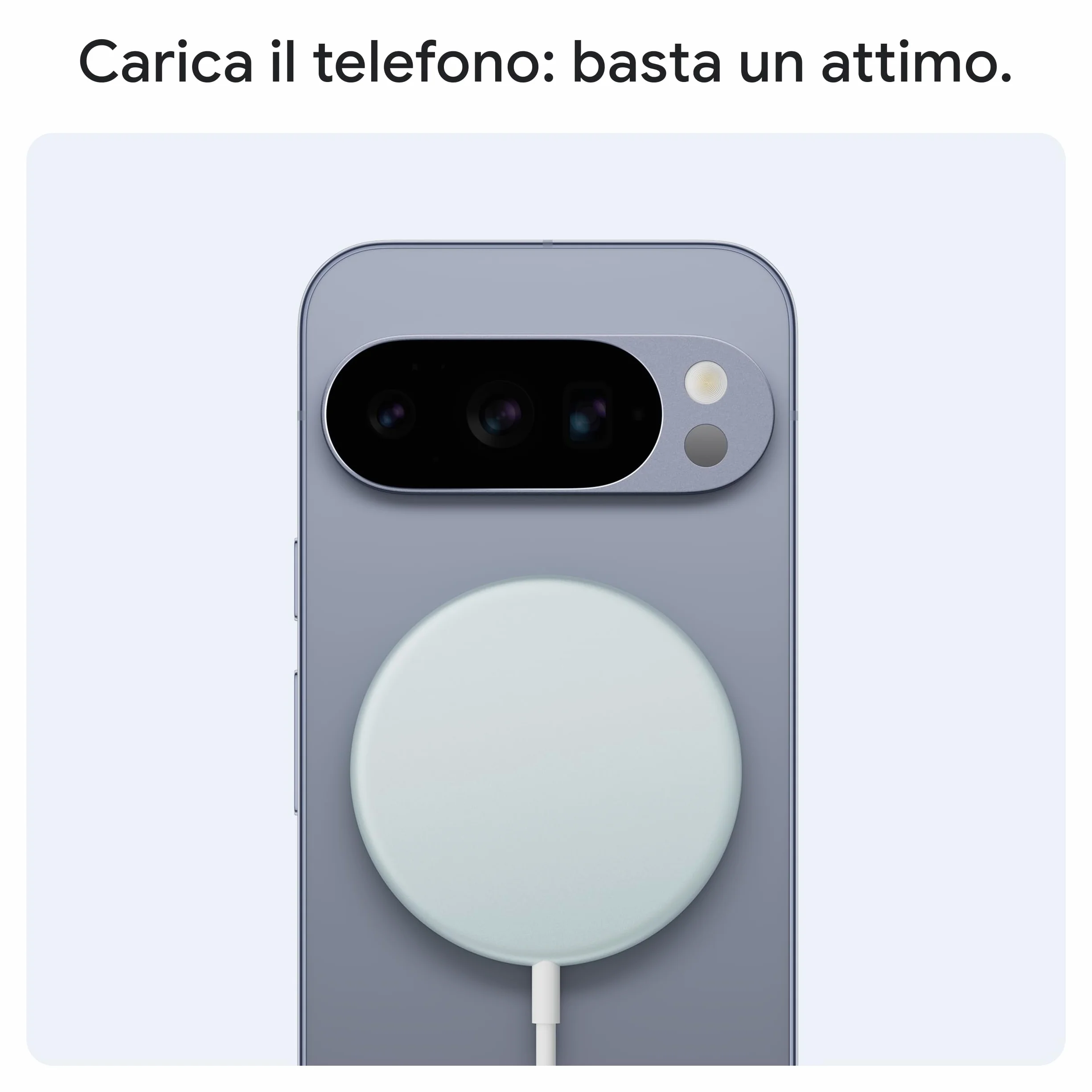 Google Caricatore Pixelsnap - Caricabatterie wireless Qi2 da 25 W (Made by Google)