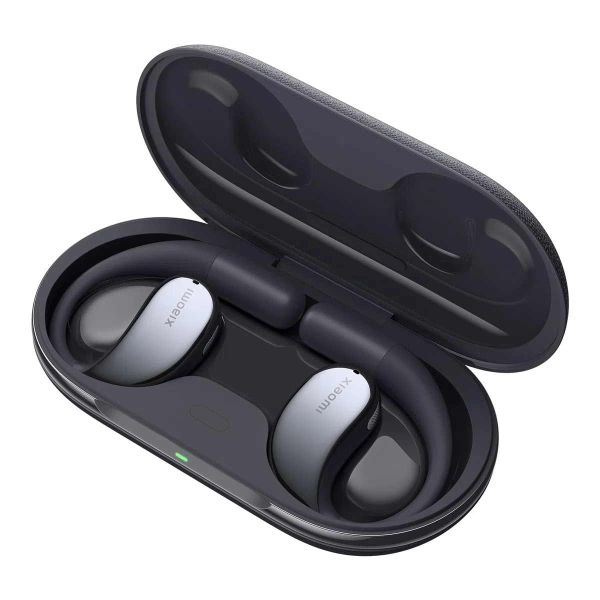 XIAOMI OpenWear Stereo, Cuffie Bluetooth, custodia di ricarica, Hi-Res Audio con driver dinamico, Fino a 38,5 ore di ascolto, Doppio microfono con riduzione del rumore, Design Ergonomico, Grigio