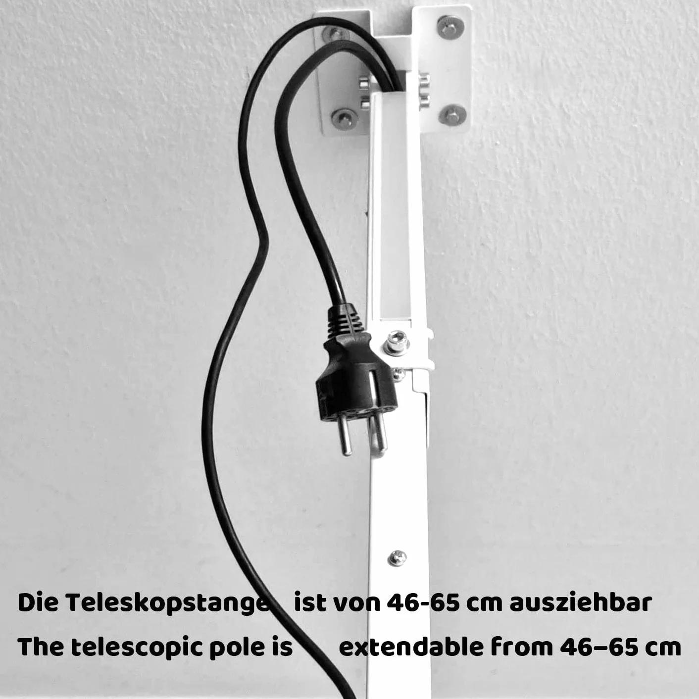 Supporto da soffitto per proiettore BenQ TH575 TK710Sti TH671ST LW650, montaggio a soffitto, perfettamente preparato, fissaggio stabile per sale conferenze, scuole (per BenQ TH575 TK710Sti TH671ST