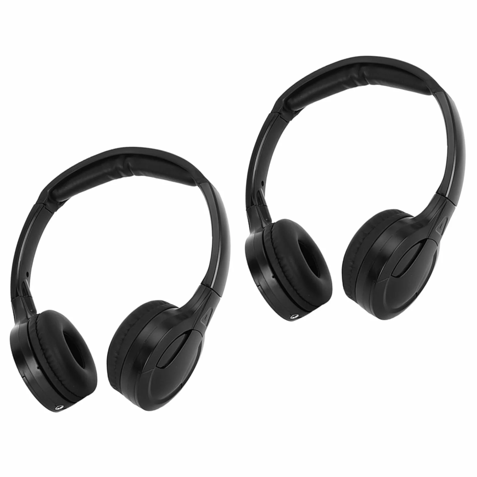 Denash Cuffia per Auto, Pellicola in Poliestere 30 Mm 2,8 MHz Destra 2,3 MHz Sinistra Auricolare con Trasmissione Stabile Stereo per Uso Automobilistico