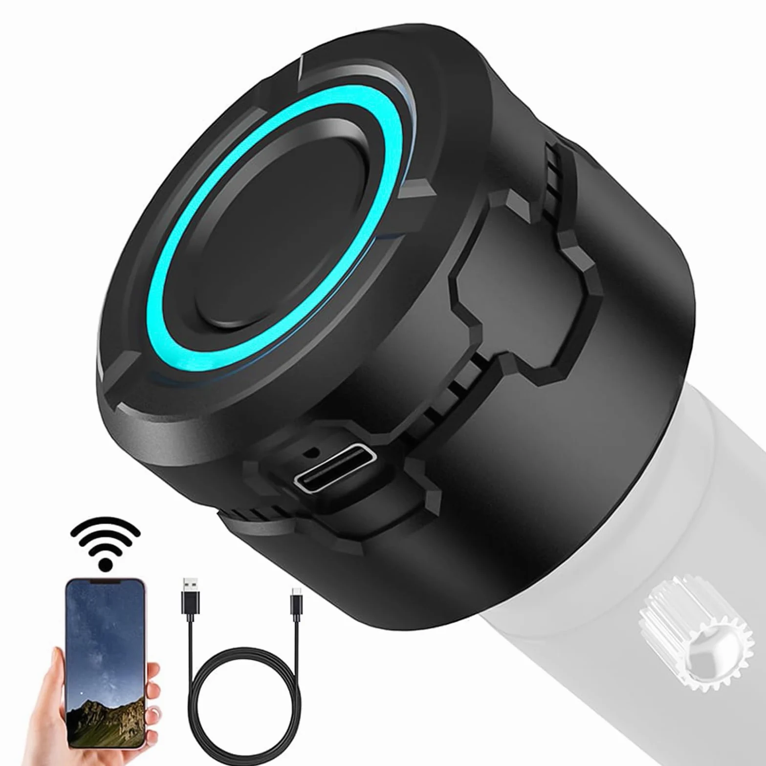 Oculare digitale WiFi wireless per fotocamera telescopio Registrazione video 4K Foto Scatto di foto Batteria integrata Oculare elettronico per telescopio