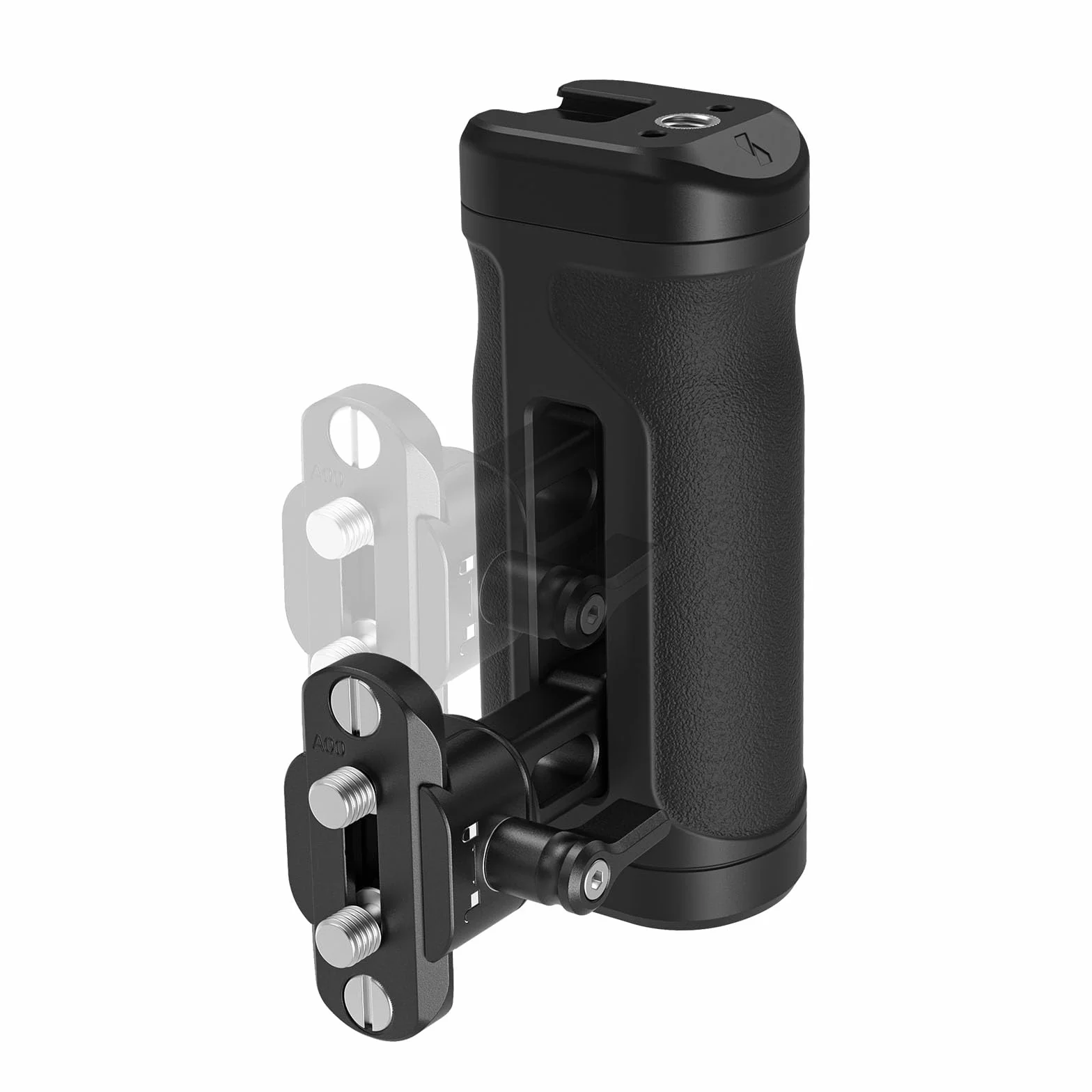 SmallRig Mini Maniglia Laterale con Morsetto NATO e Guida NATO, Regolabile in Altezza e in Profondità, con Slitta Integrata e Foro Filettato, Carico Massimo 10 kg / 22 libbre - 5947