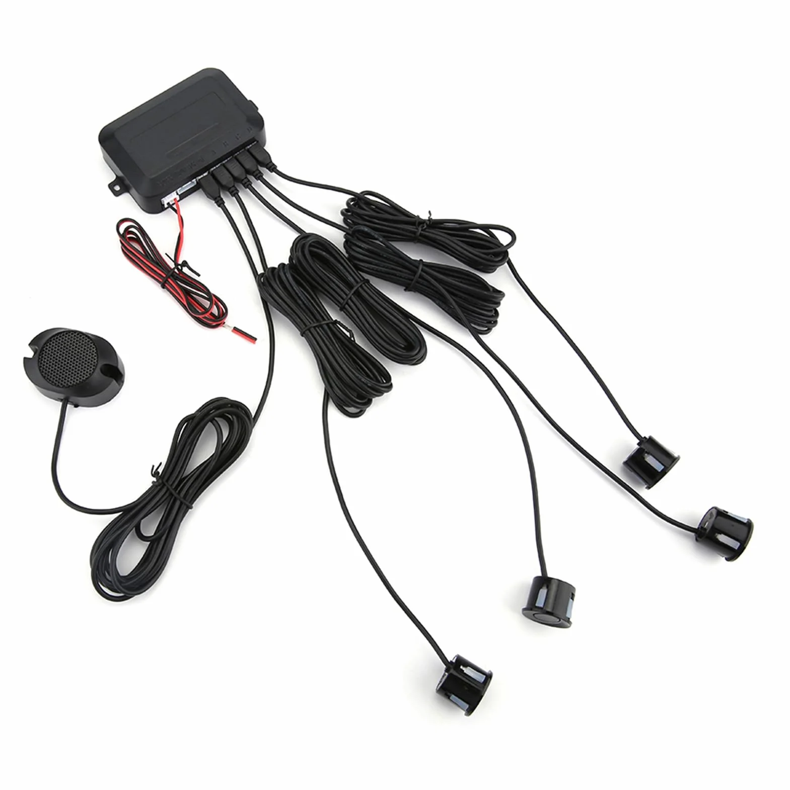 Sensore di parcheggio auto Kit retromarcia sonda indicatore acustico 12V