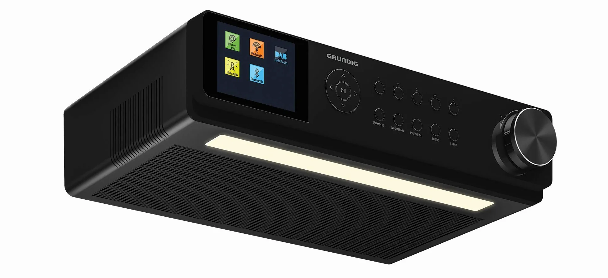GRUNDIG DKR Radio da Cucina Bluetooth DAB DAB+ Web Nero